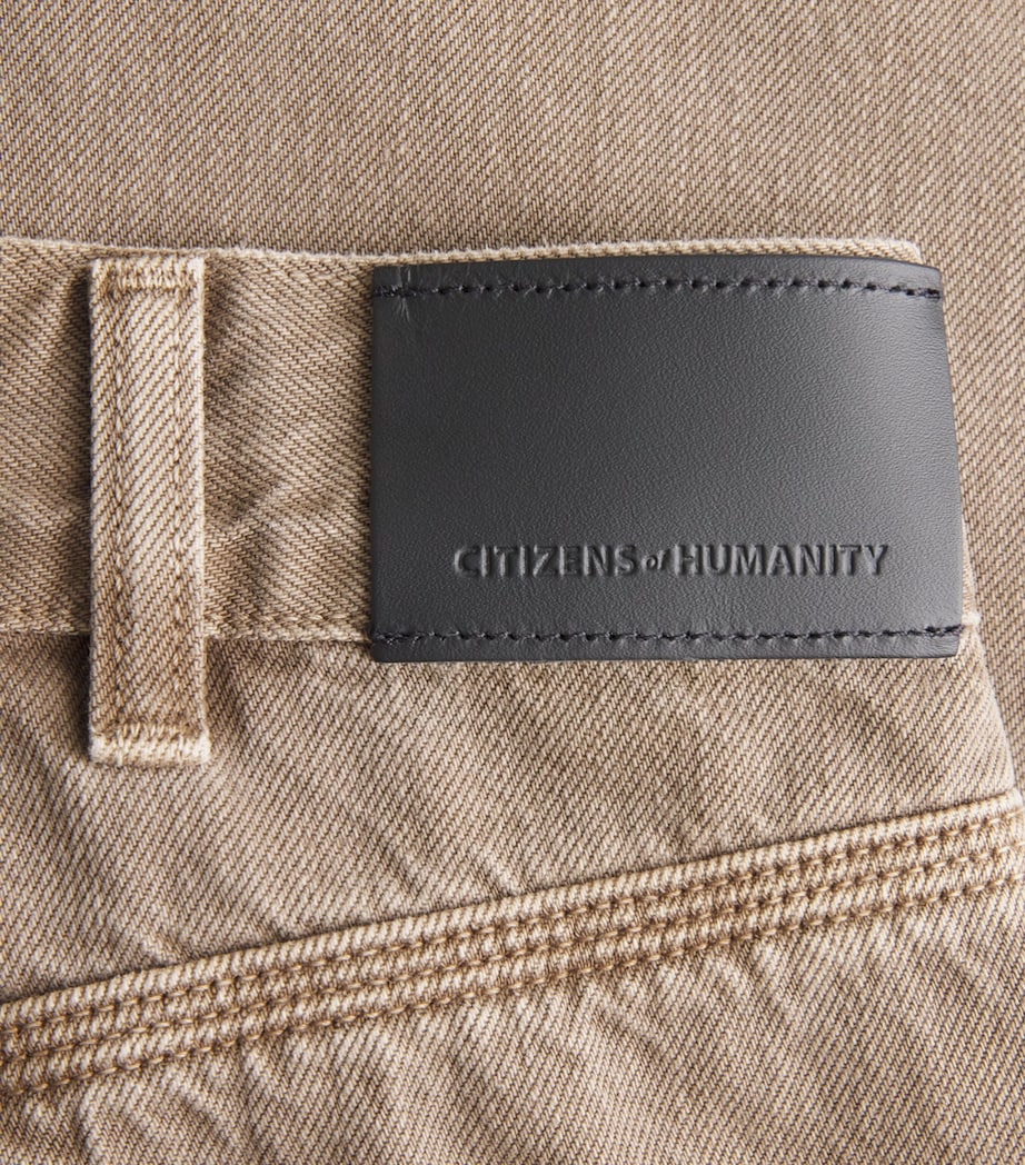 Citizens of Humanity Womens Miro Deck Relaxed Jeans Cocoa (grey Brown) Image 6