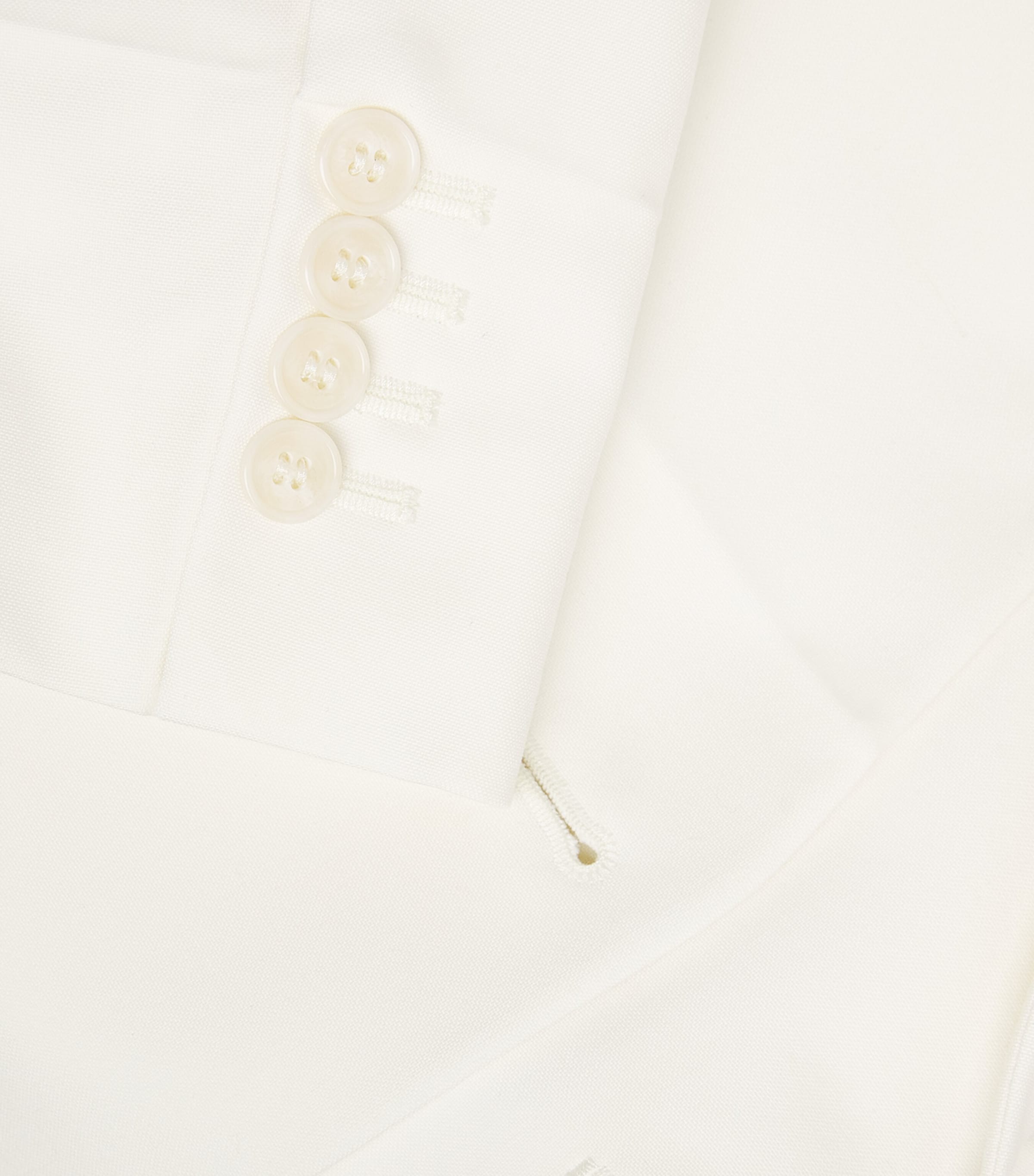 Victoria Beckham Womens Detached Lapel Blazer Off White Image 6