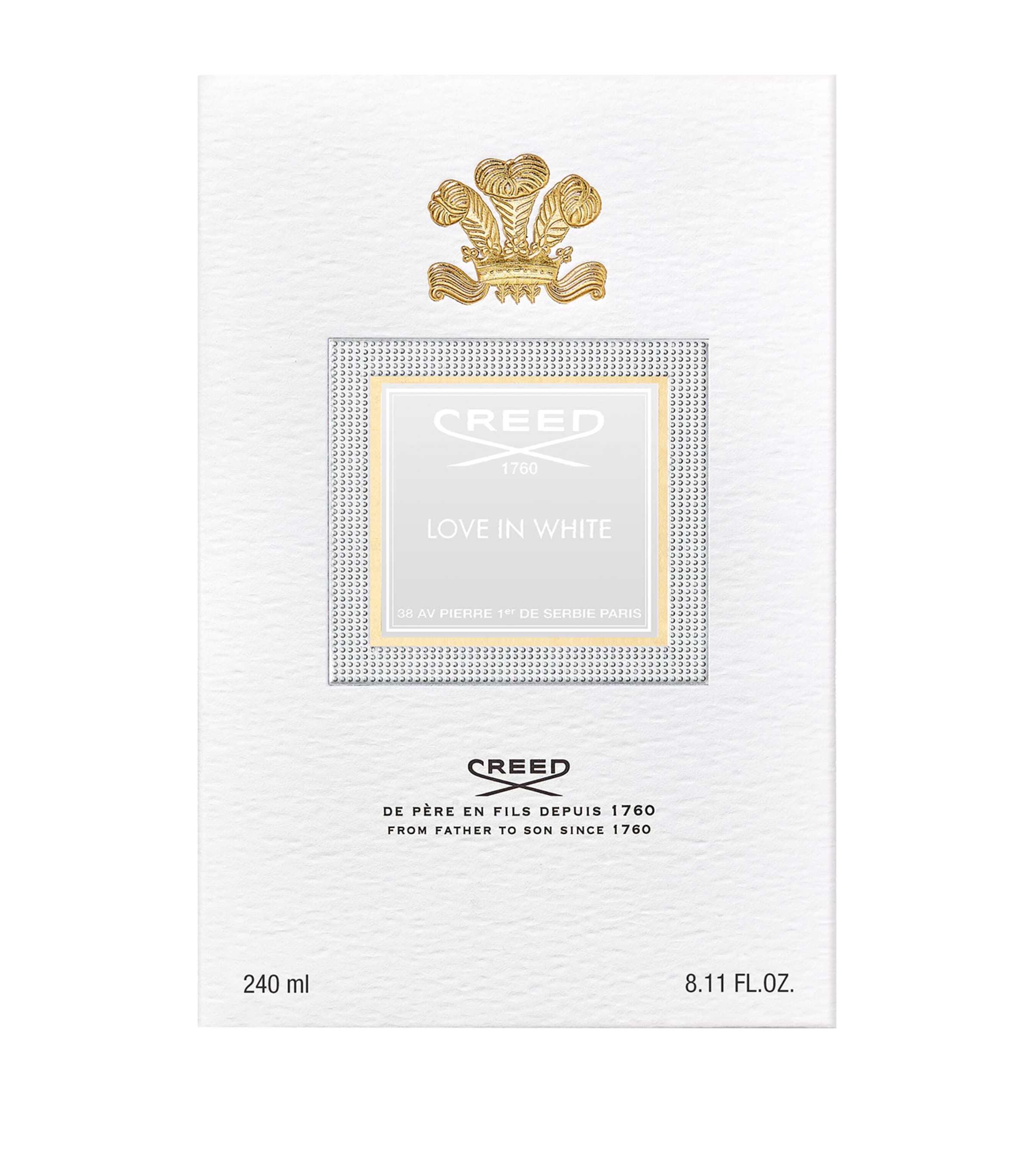 Love in White Eau de Parfum (240ml) NO COLOUR Image 3