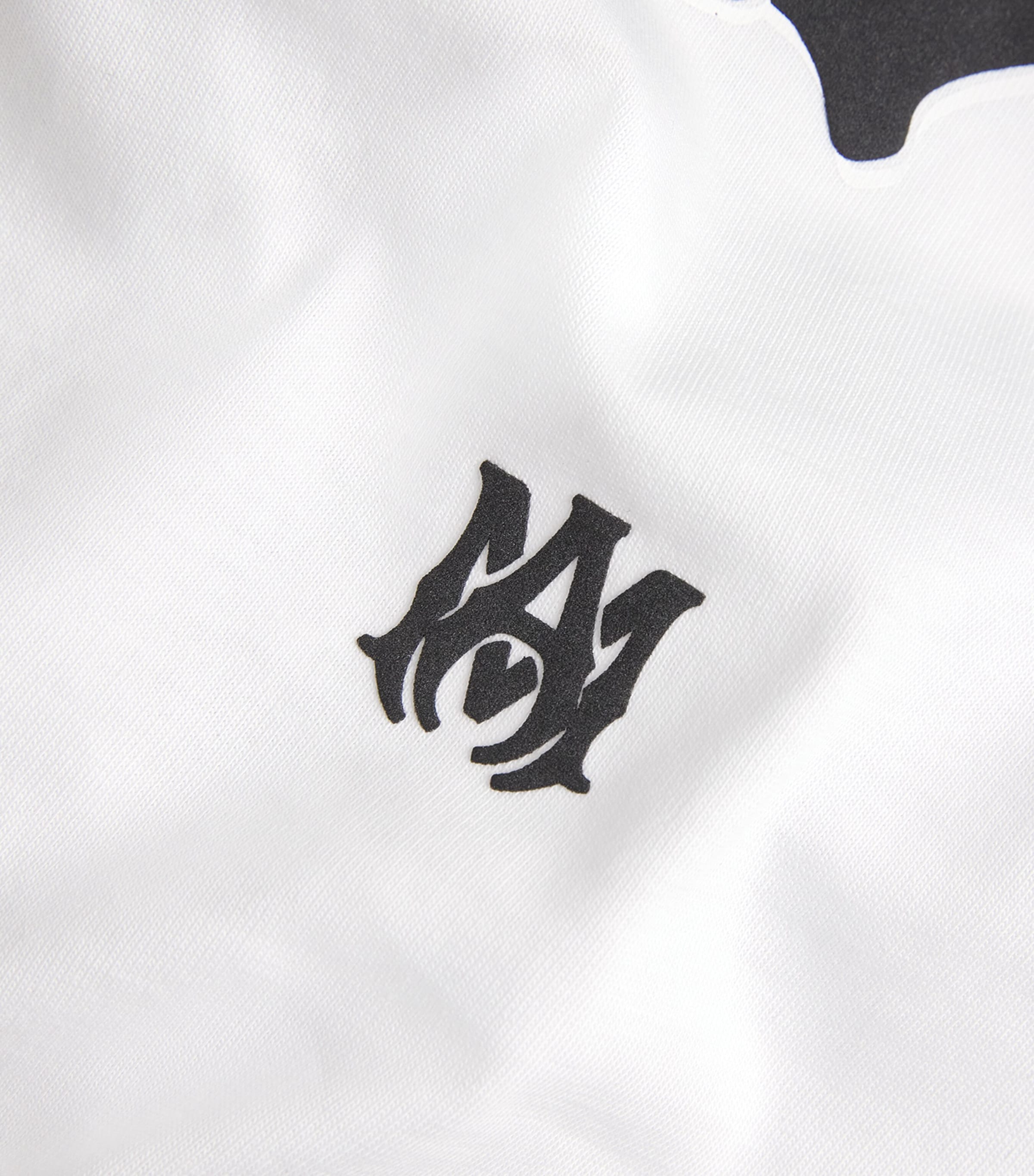 AMIRI Mens Cotton Stacked Bones T-Shirt White Image 6