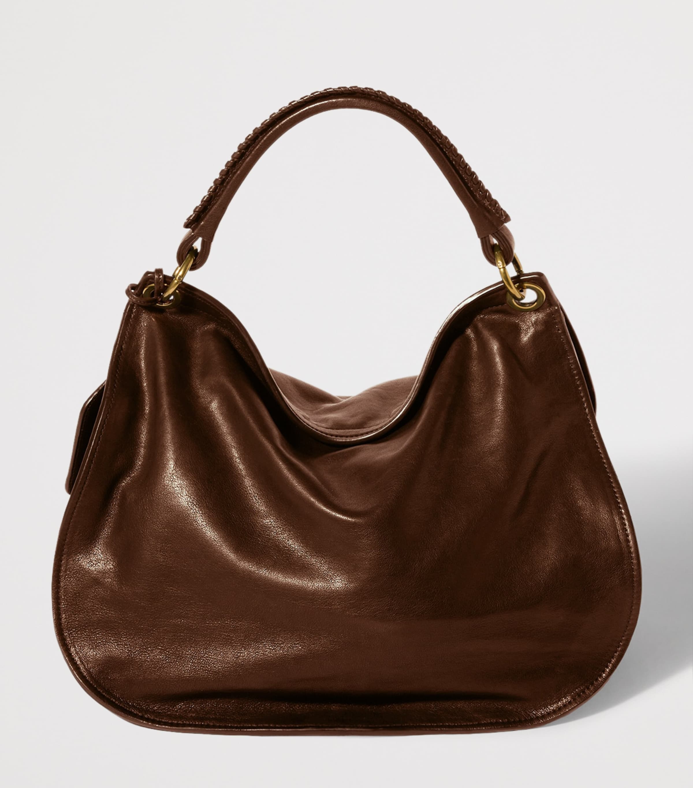Miu Miu Leather Rendez-Vous Shoulder Bag Brown Image 3