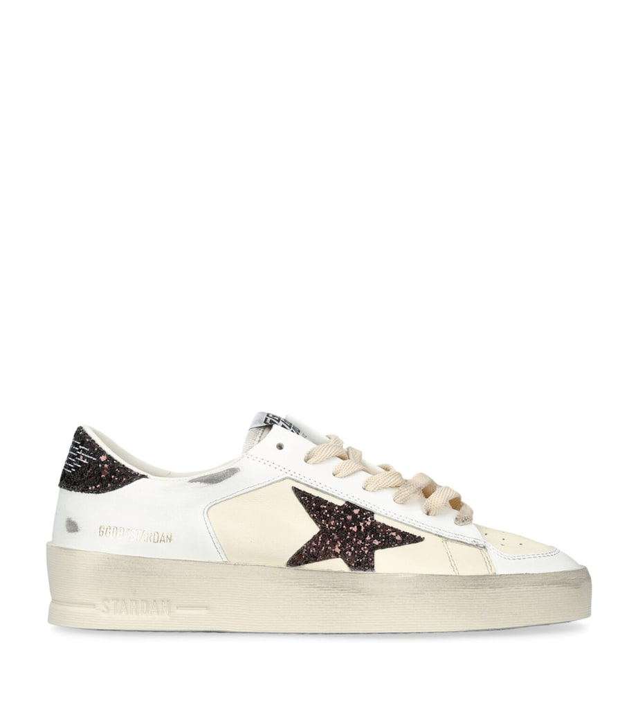 Golden Goose Leather Stardan Sneakers White/oth Image 1