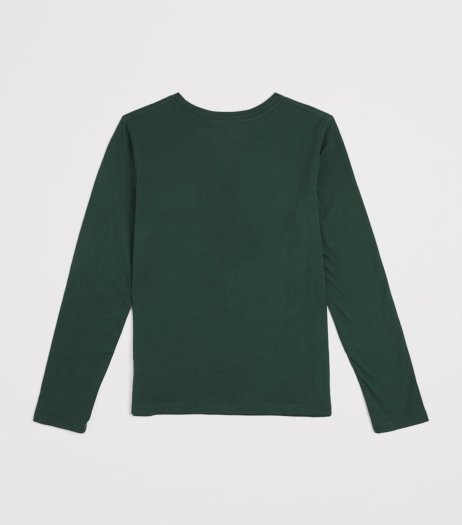 Long-Sleeve Skating Polo Bear T-Shirt (6-14 Years) NW PINE Image 2