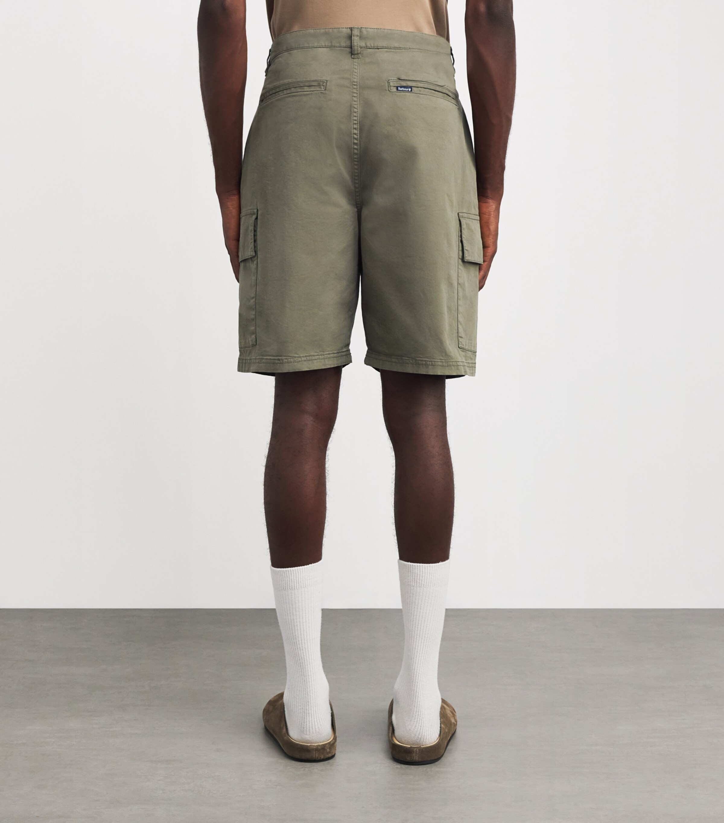 Twill Cargo Shorts LIGHT MOSS Image 4
