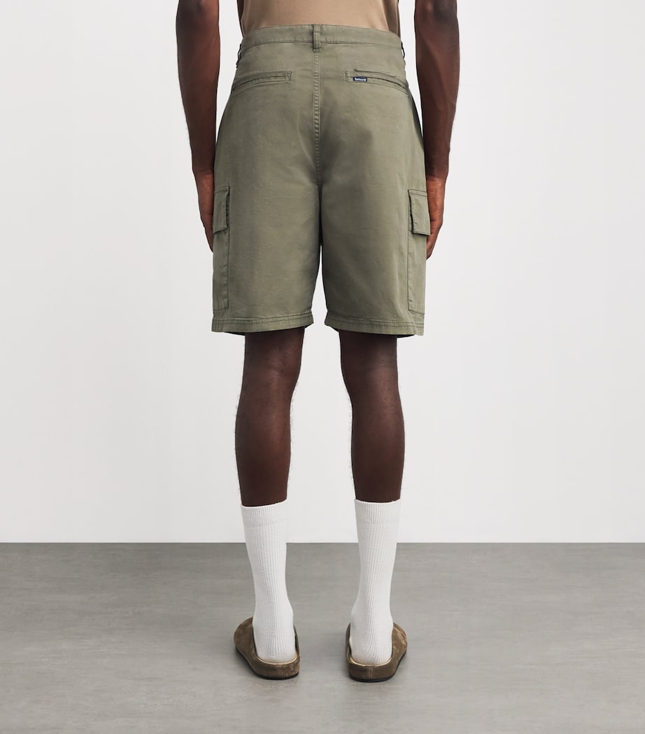 Twill Cargo Shorts LIGHT MOSS Image 4