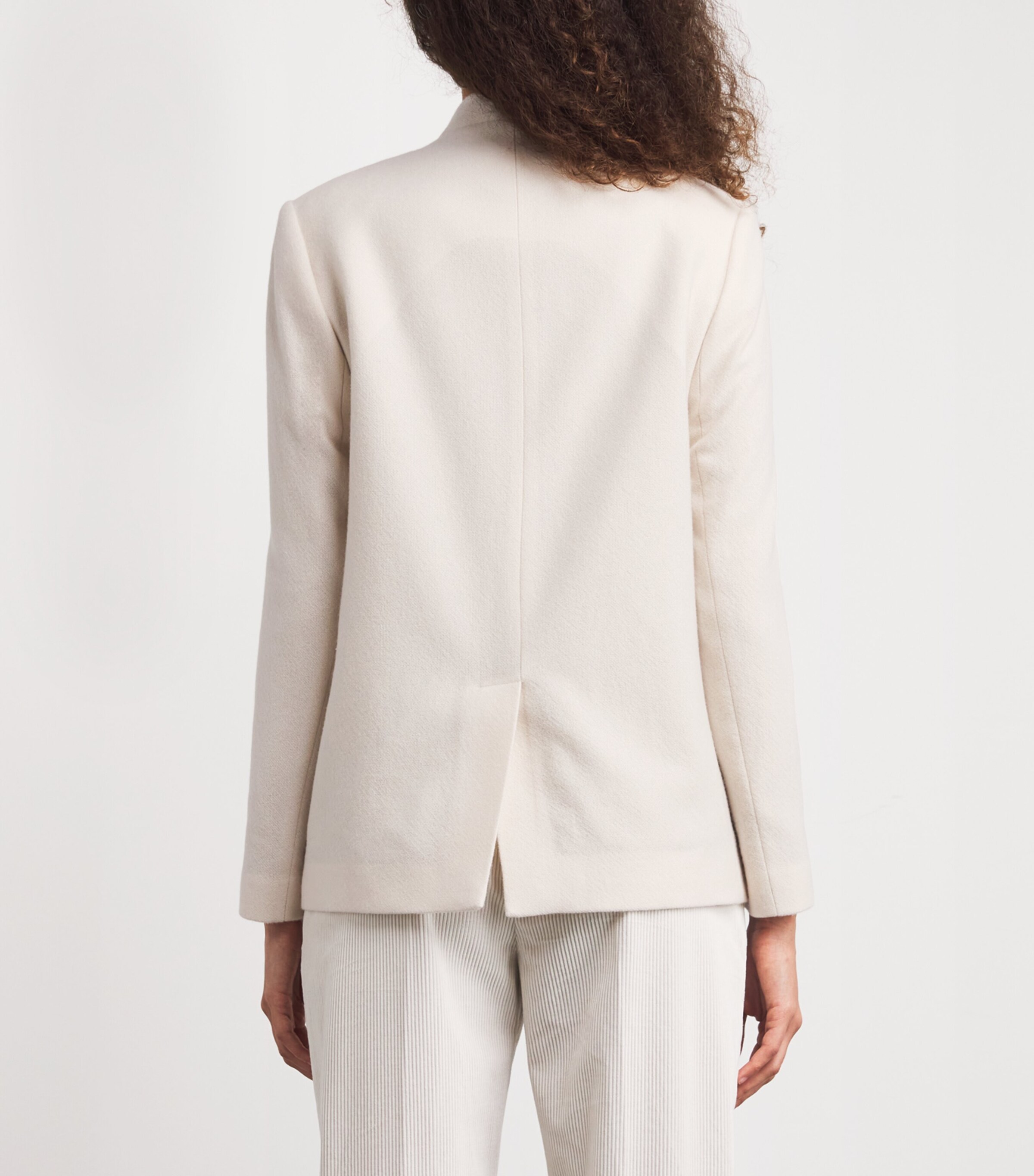 Cashmere Stand-Collar Jacket AVORIO Image 4