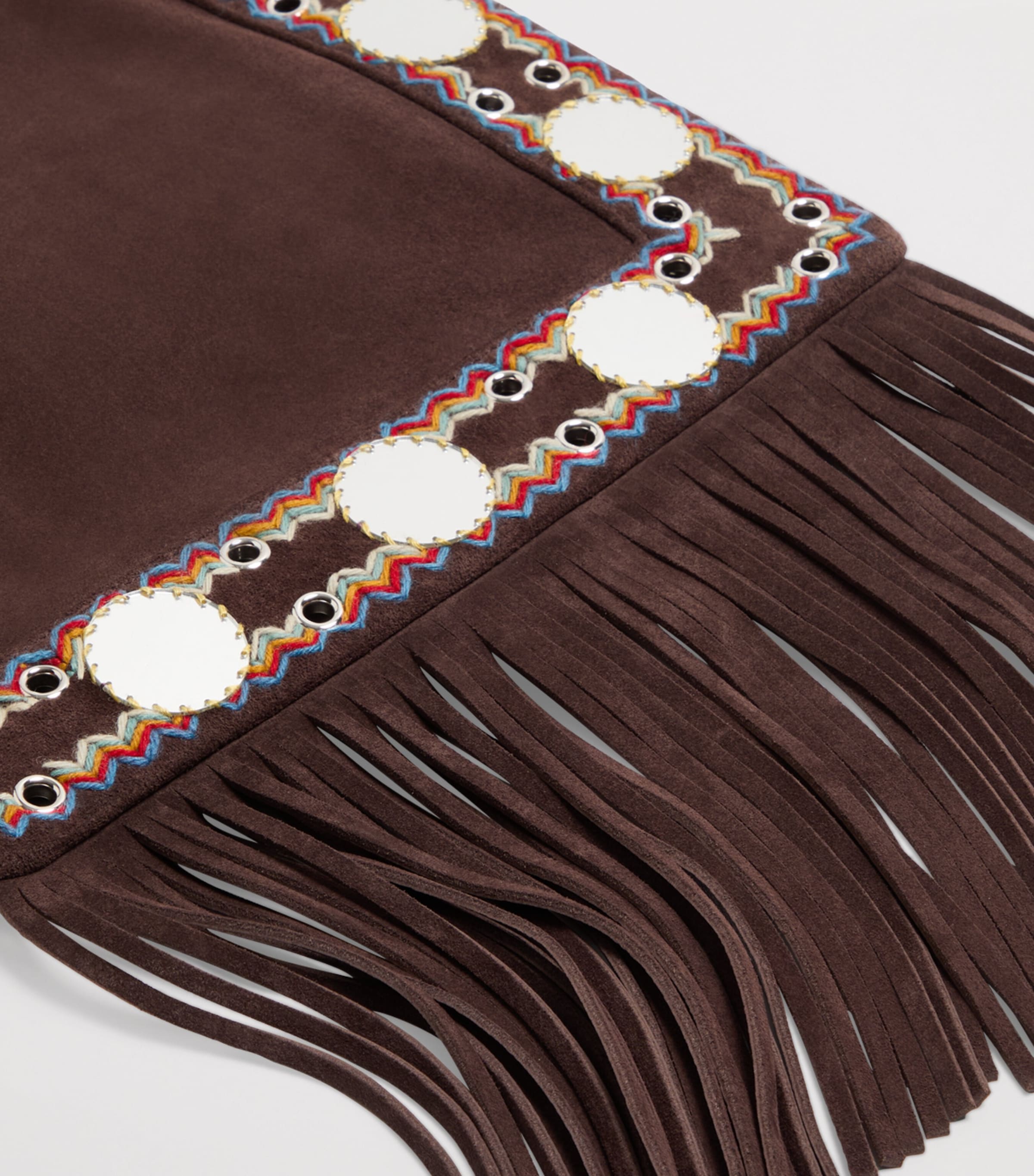 Medium Suede Nellcote Cross-Body Bag RCB Image 5