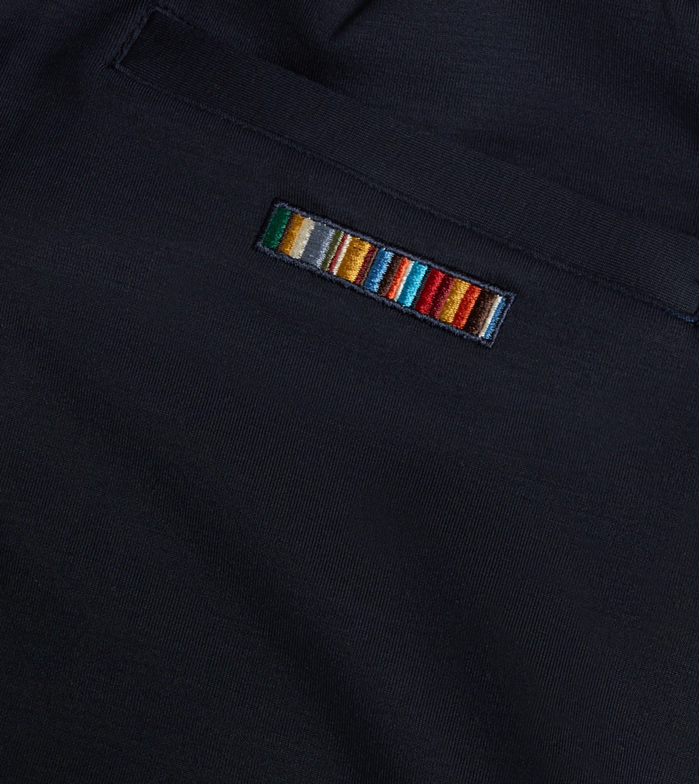 Stripe-Embroidered Sweatpants 47_NAVY Image 2