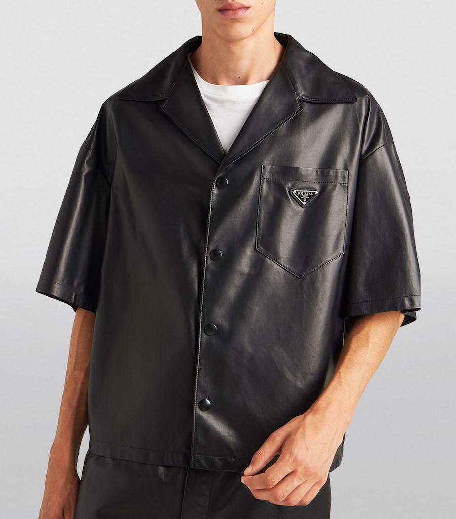 Leather Bowling Shirt F0002 Image 3
