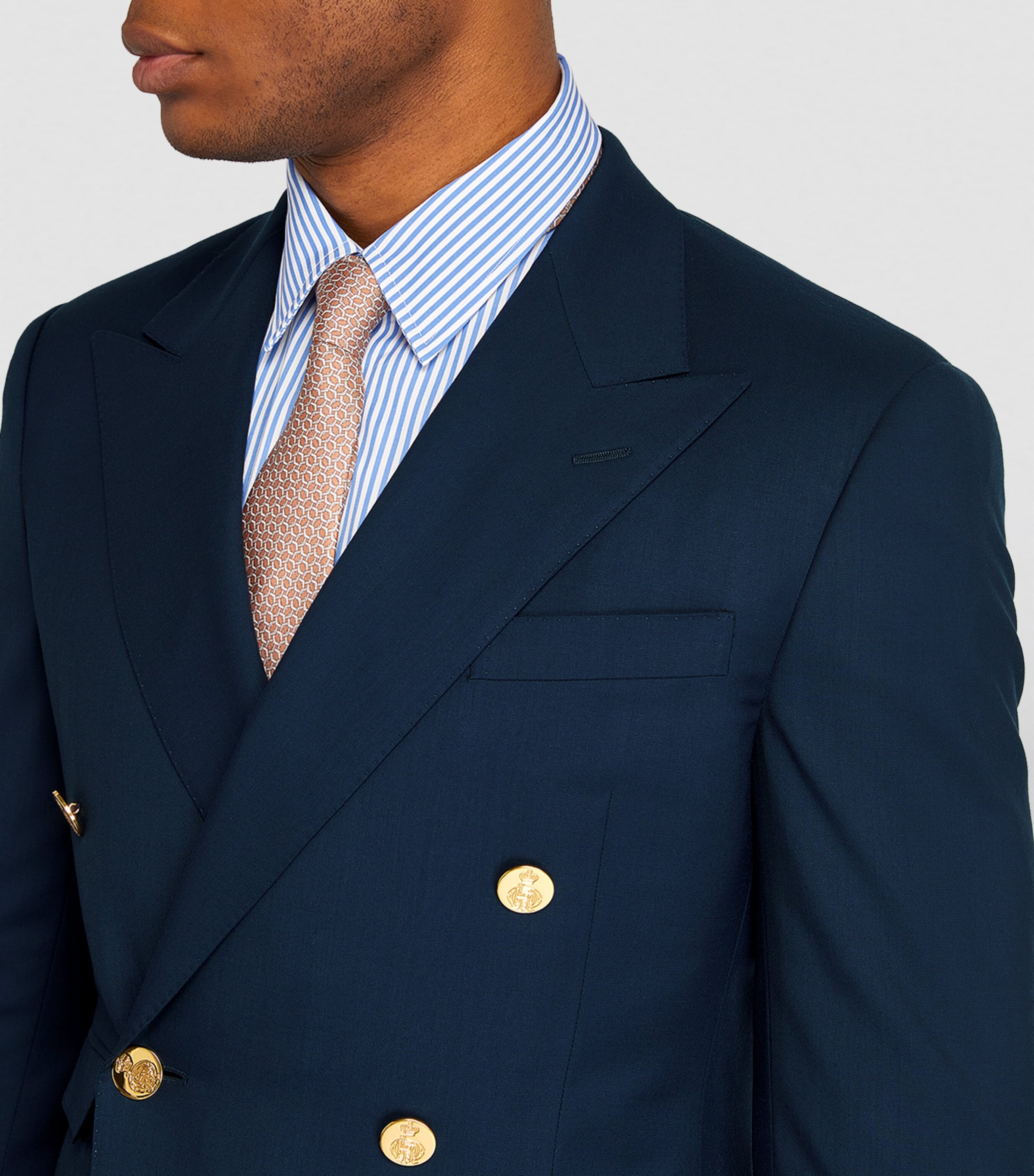 Double-Breasted Suit Jacket CLASSIC NAVY Image 6