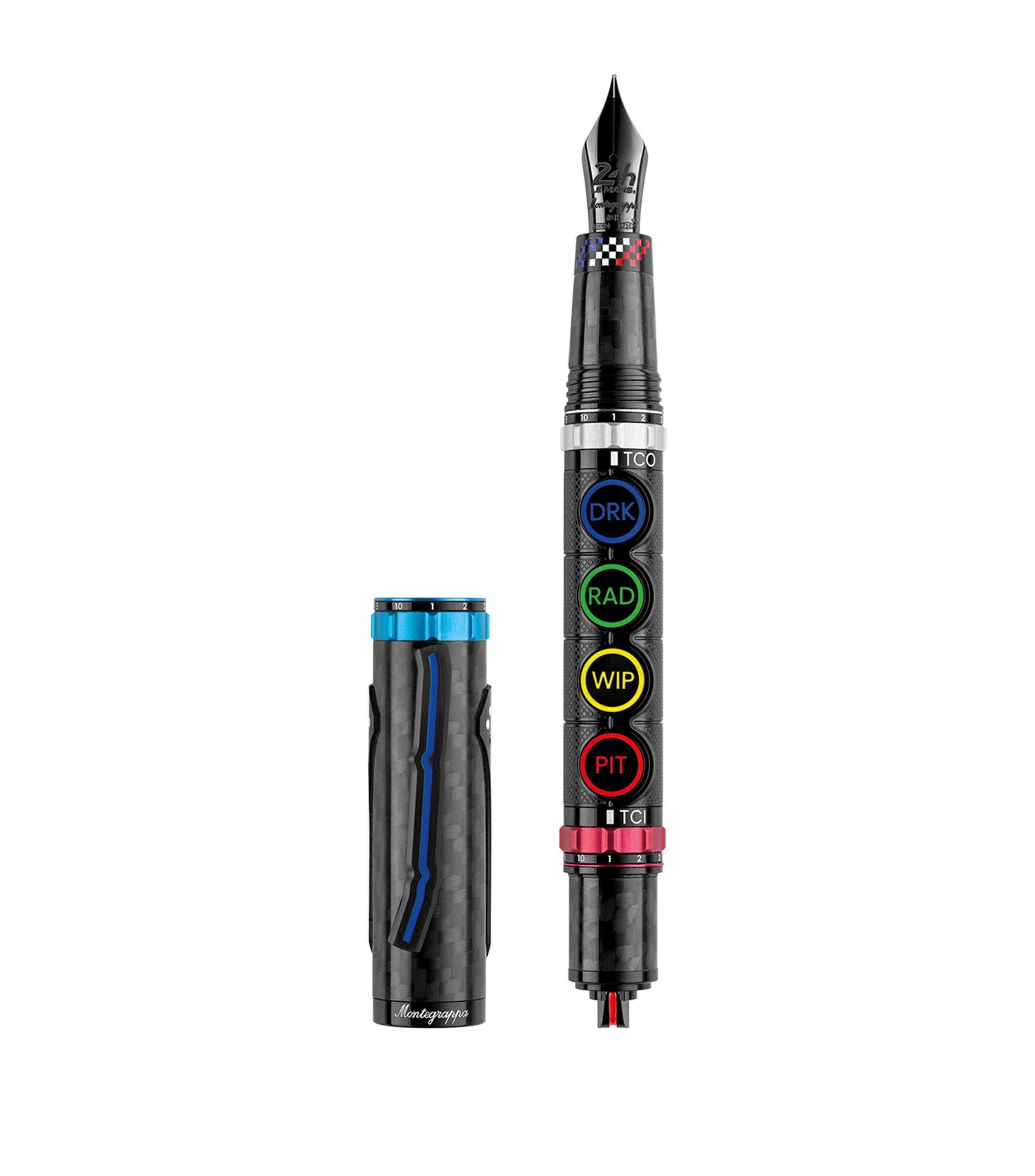 Montegrappa 24h Le Mans 2023 Fountain Pen In Black