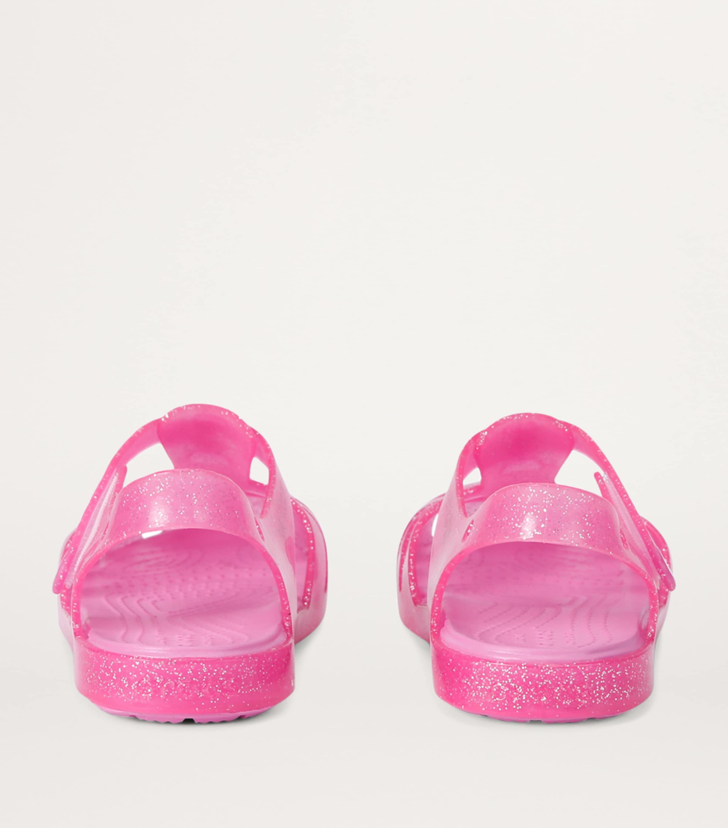 CROCS KIDS Glitter Isabella Charm Sandals Pink Image 2