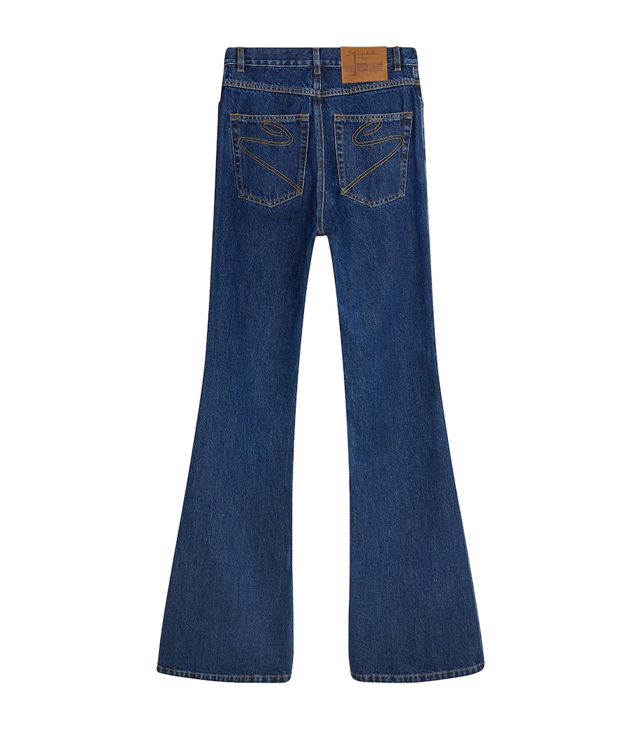 Bijoux Buttons Bootcut Jeans 701NAVY Image 2