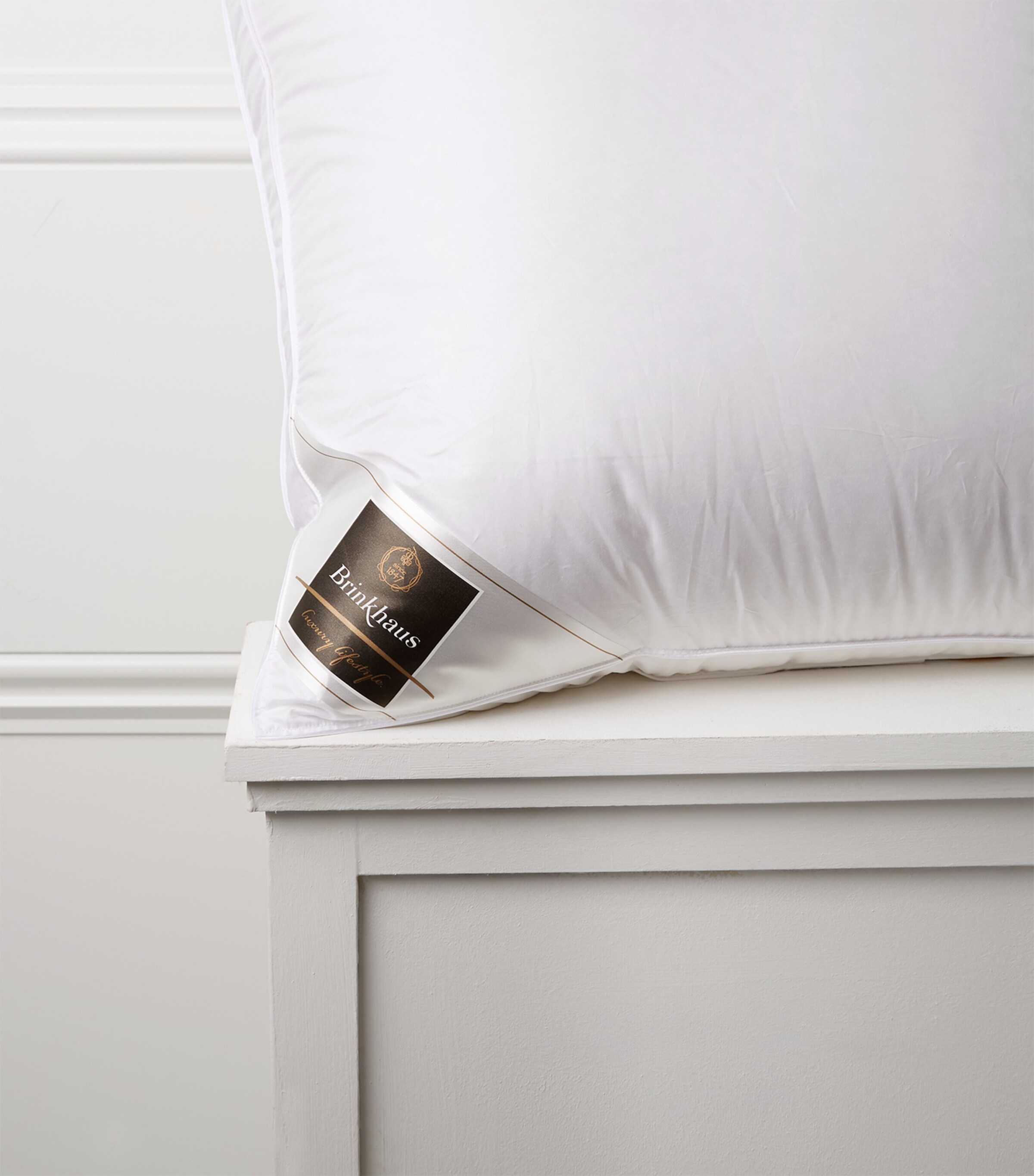 Chalet Box Square Pillow (65cm x 65cm) WHITE Image 2