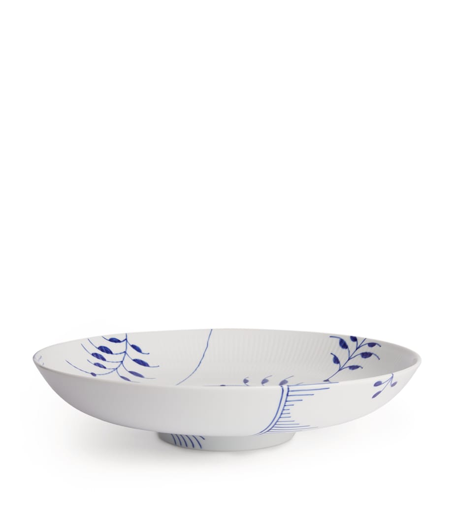 Blue Fluted Mega Bowl (34cm) BLUE Image 1