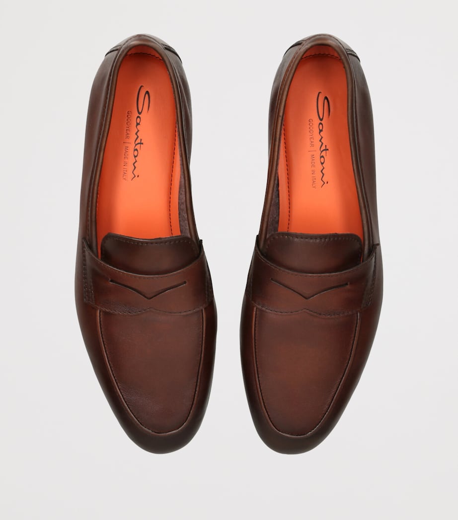 Leather Carlos Loafers DARK BROWN Image 4