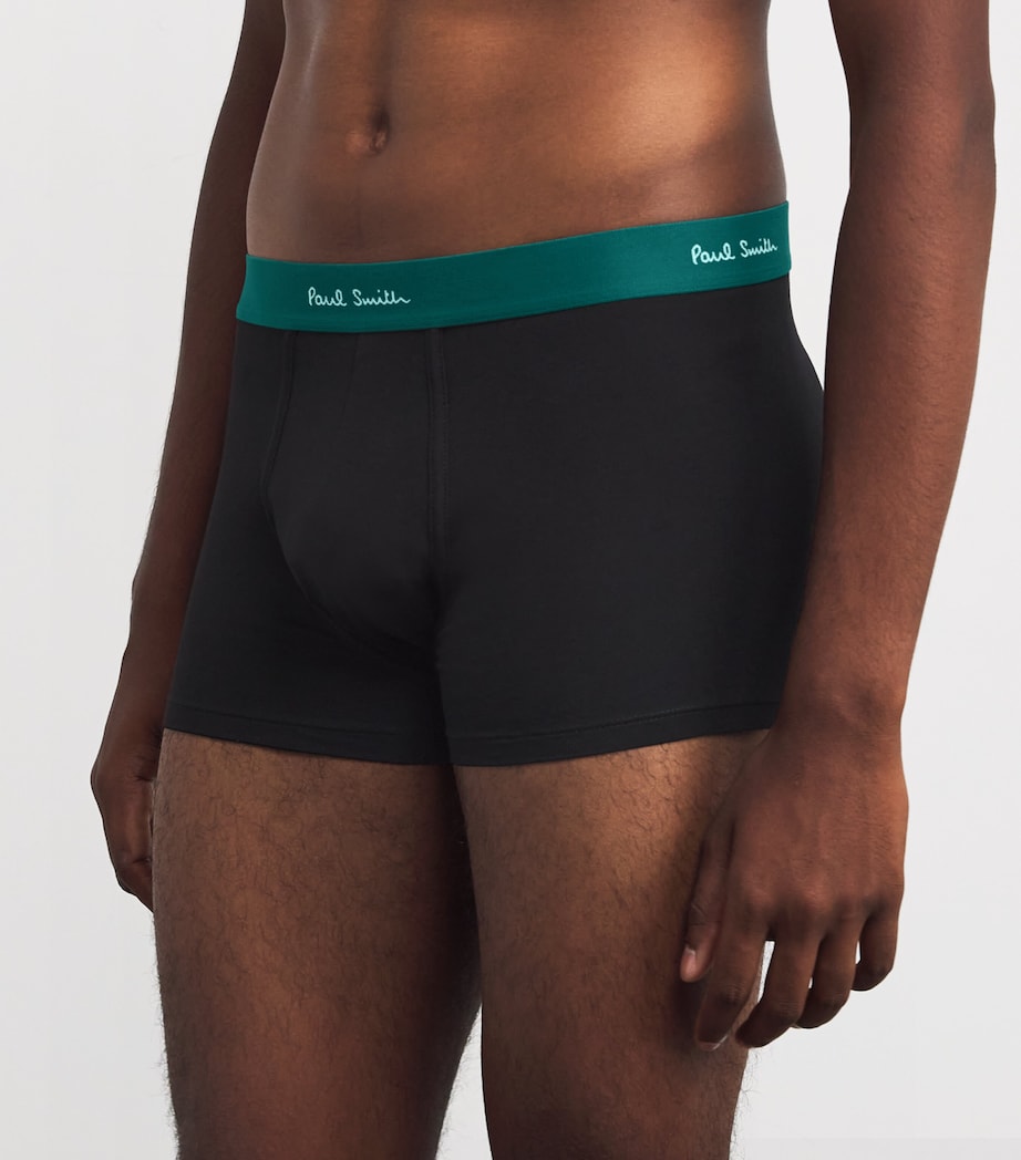 Organic Cotton Boxer Briefs (Pack of 3) BLACK Image 2