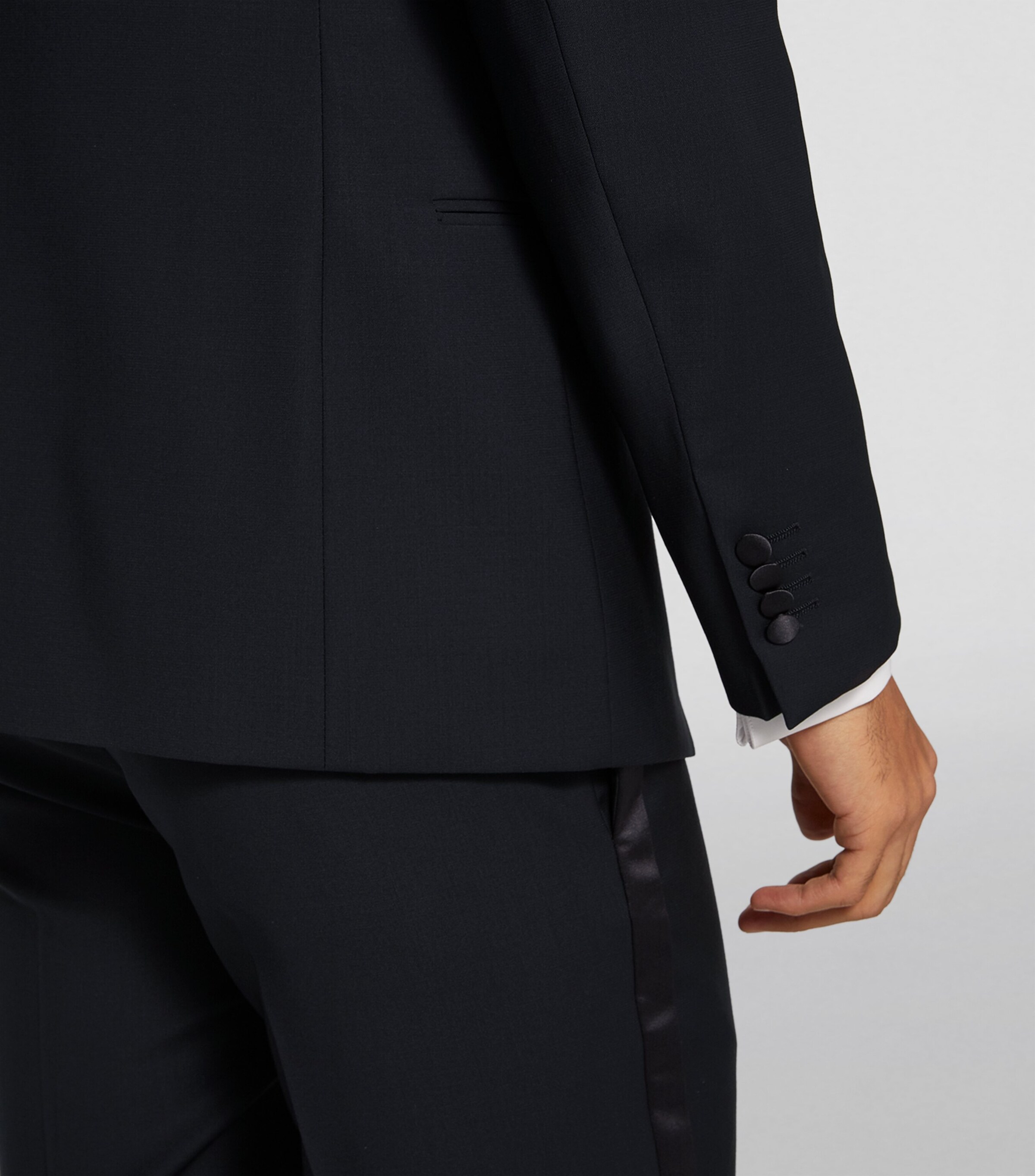 Silk-Trimmed Tuxedo Suit UBUV Image 8