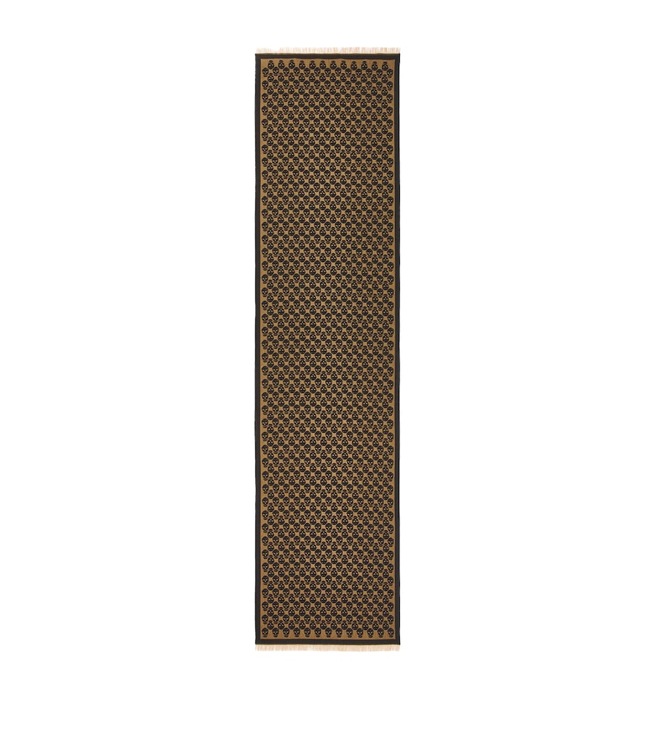 Skull Fringed Scarf 9860 Image 1