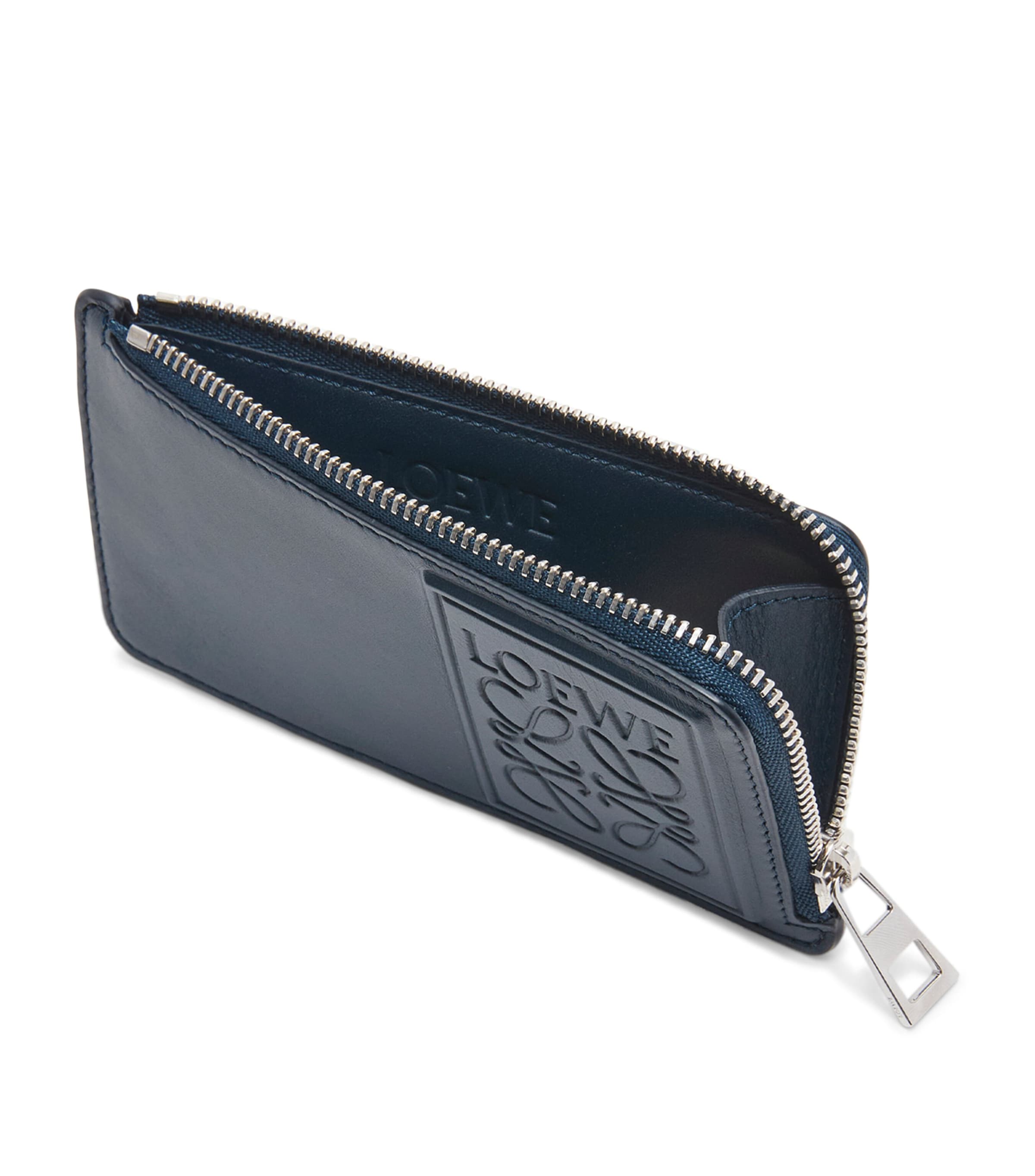 Debossed Logo Card Holder DEEP NAVY Image 3