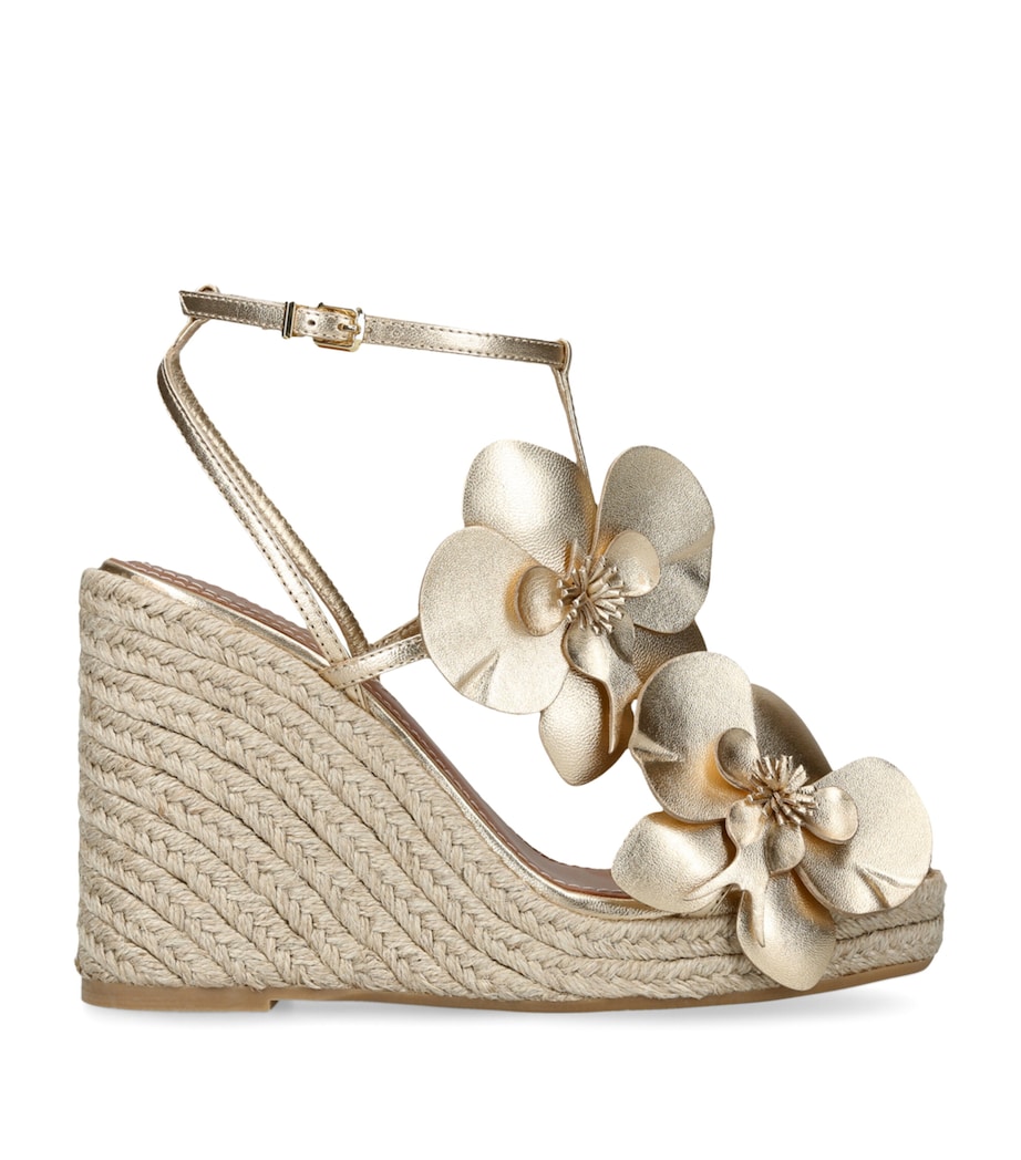 Zimmermann Leather Orchid Wedges 110 Gold Image 1