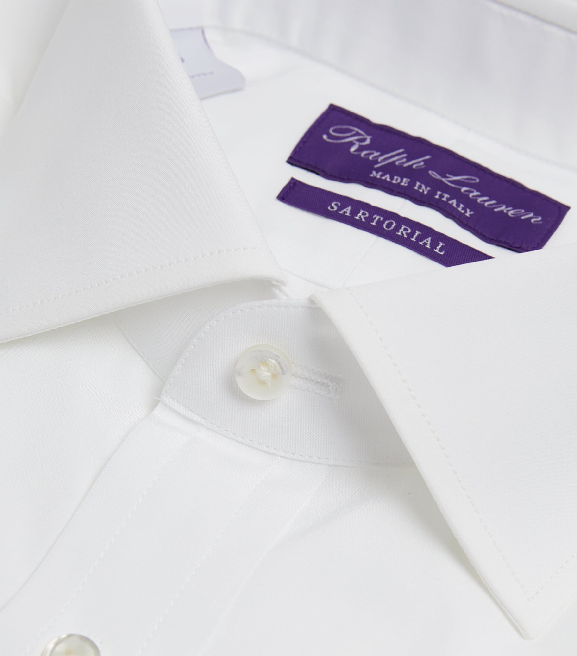 Ralph Lauren Purple Label Mens Evening Shirt White Image 5