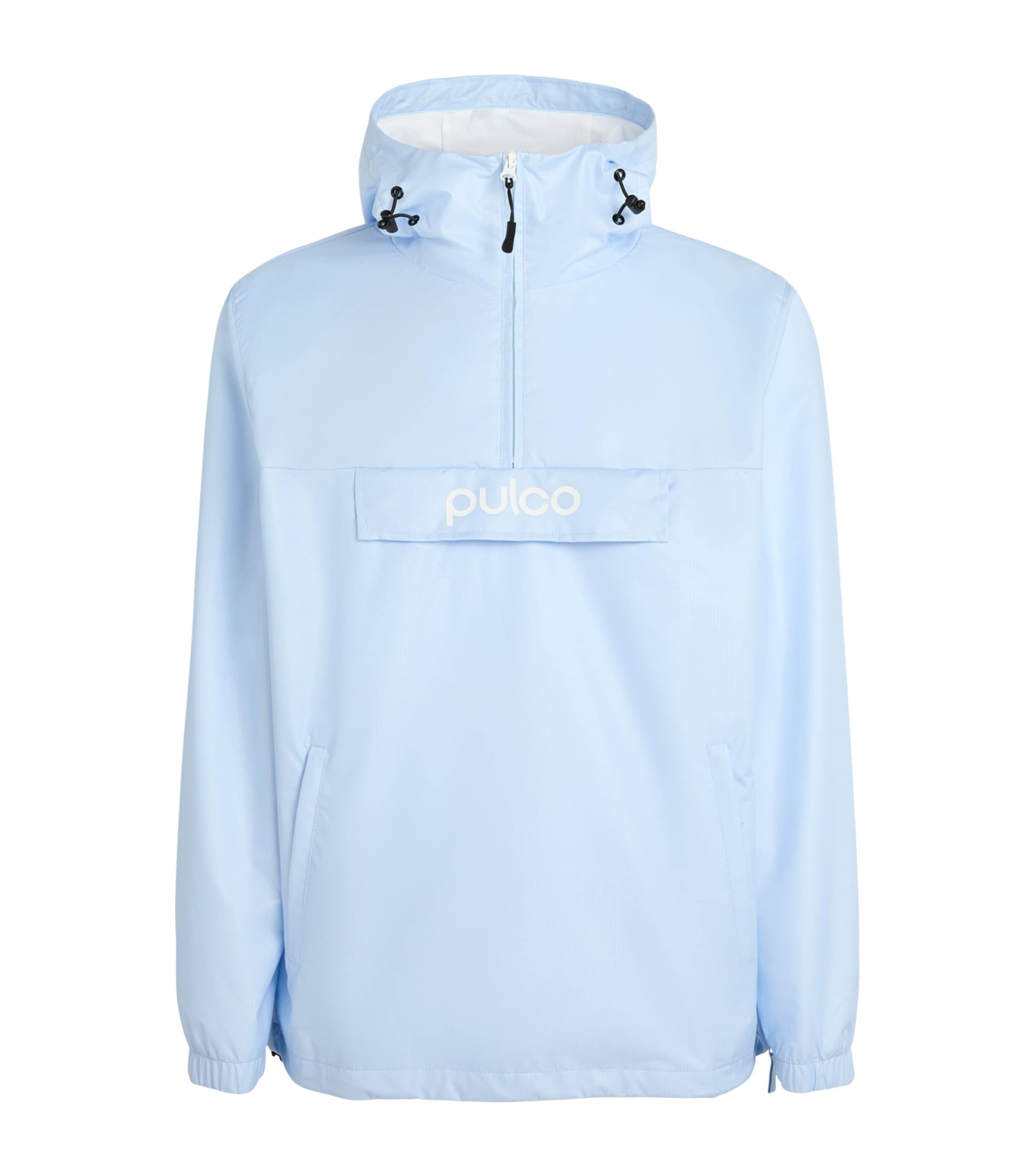 Pulco Studios Mens Water-Resistant Coaches Jacket Sky Blue Image 1