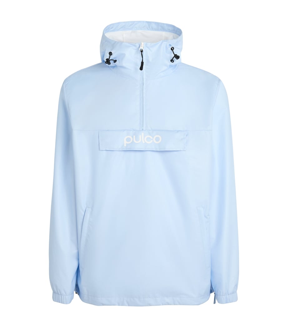 Pulco Studios Mens Water-Resistant Coaches Jacket Sky Blue Image 1