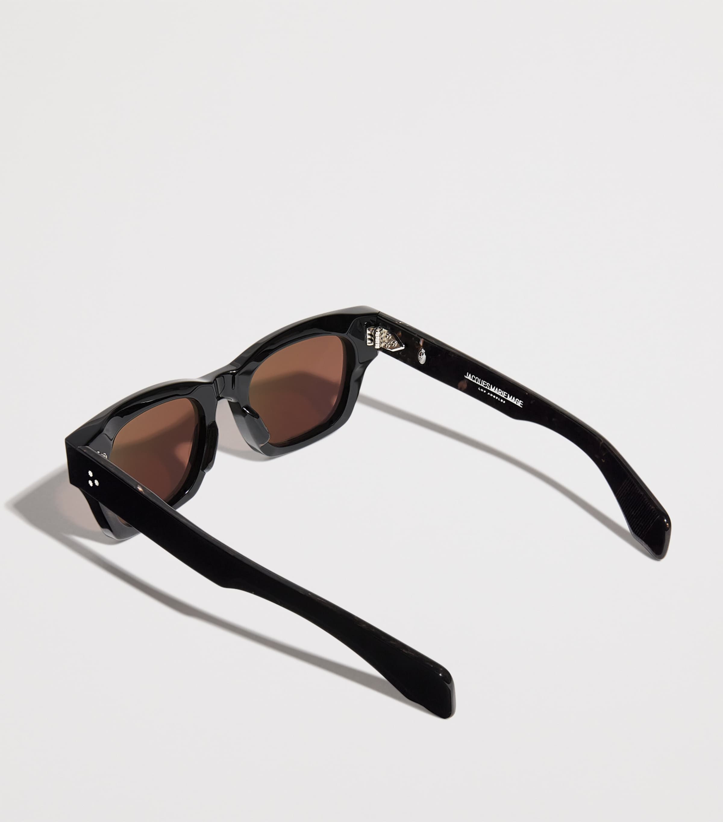 Jacques Marie Mage Acetate Dealan-53 Sunglasses Deep Brown Image 5