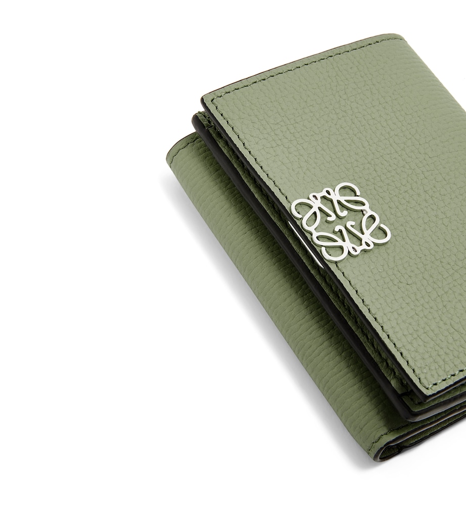 LOEWE Leather Anagram Trifold Wallet Rosemary Image 5
