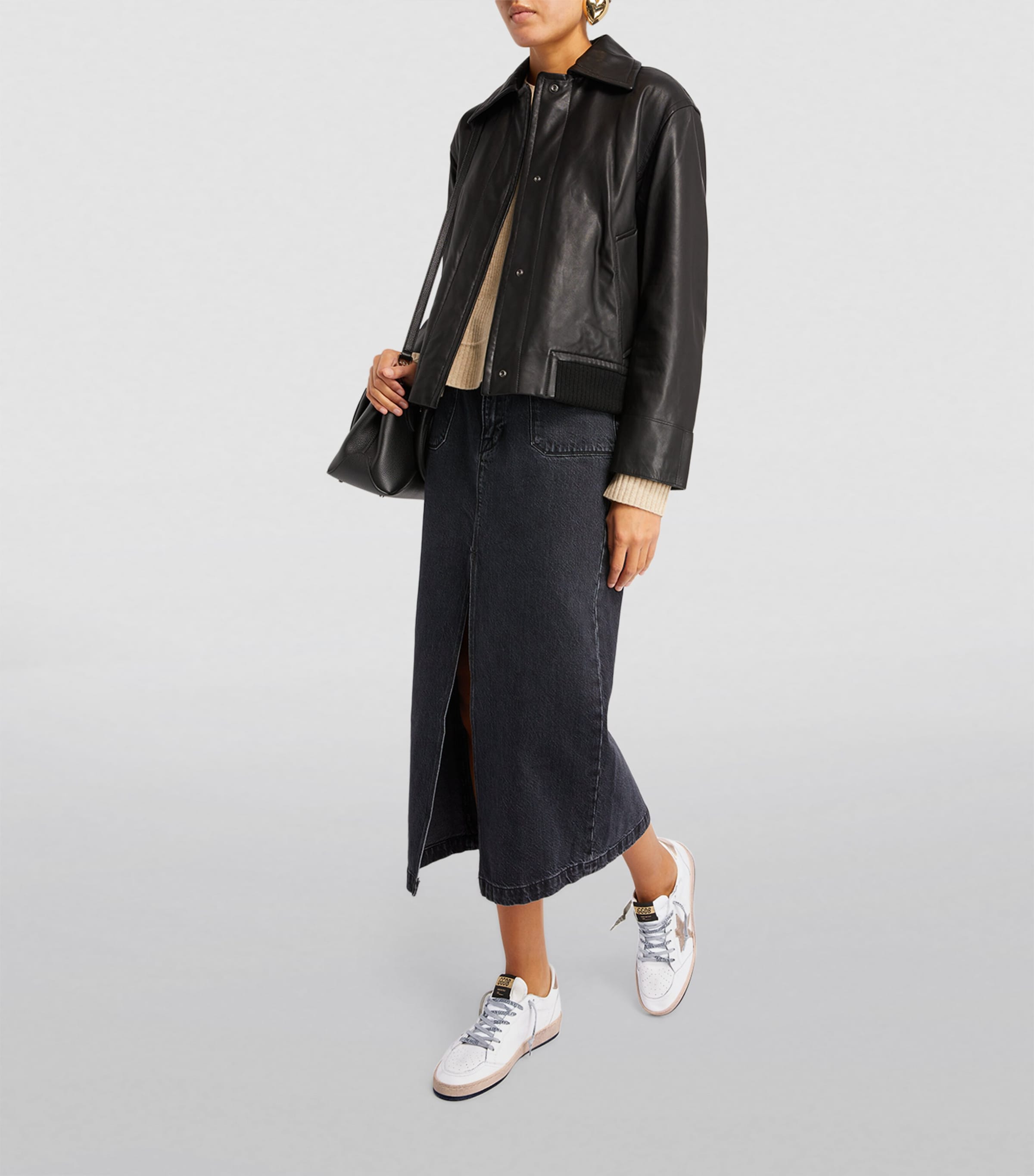 Leather Ball Star Sneakers WHITE/OTH Image 4