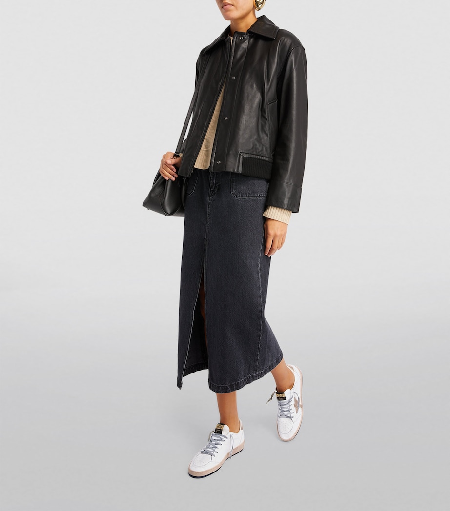 Leather Ball Star Sneakers WHITE/OTH Image 4