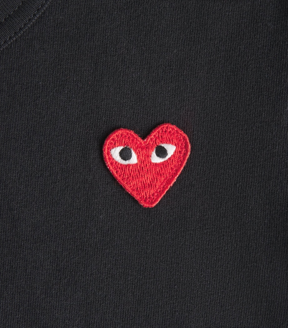 Comme Des Garçons Cotton Heart Logo T-Shirt (2-6 Years) Image 3
