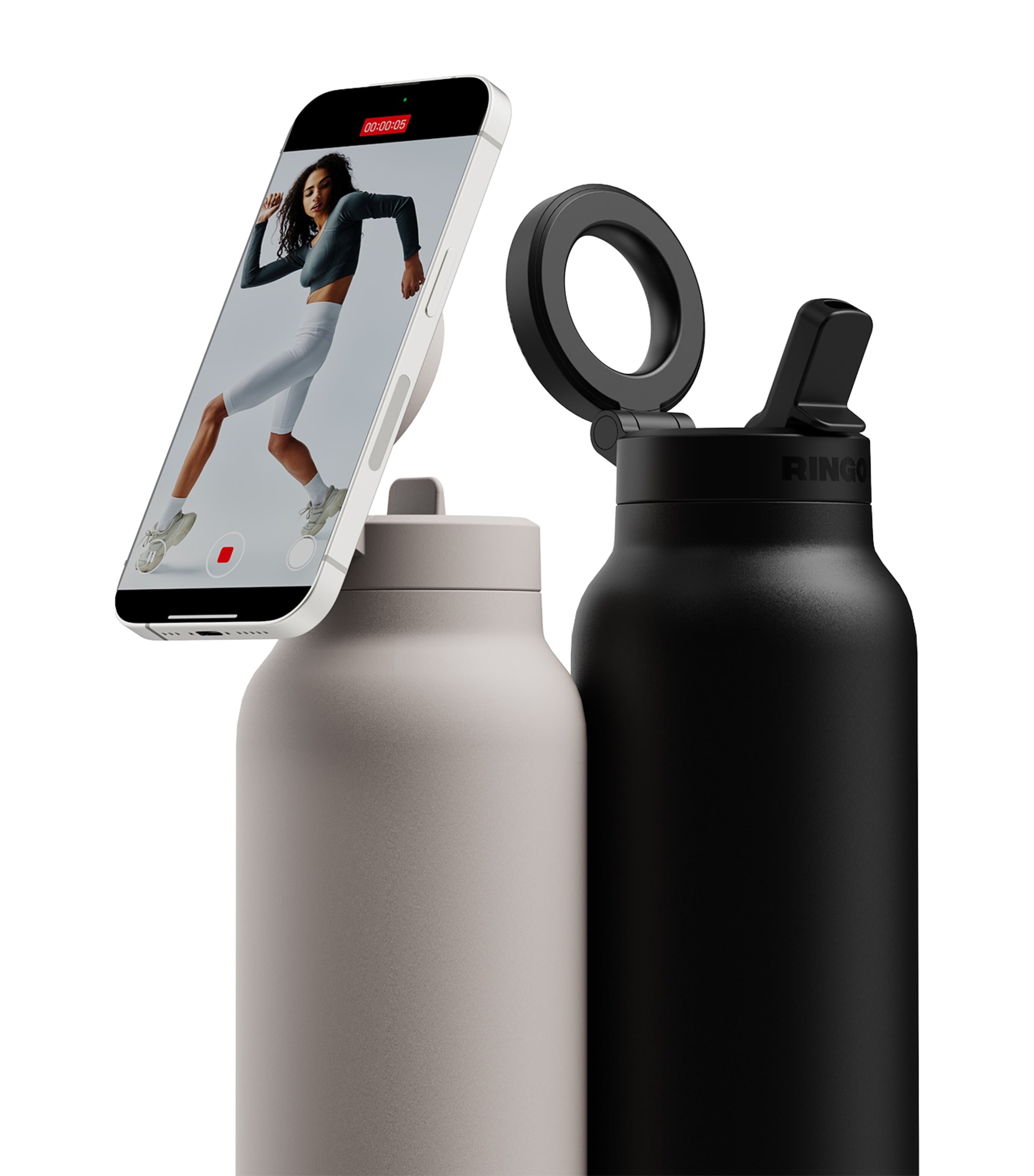 Ringo Pro Lid Bottle BLACK Image 4