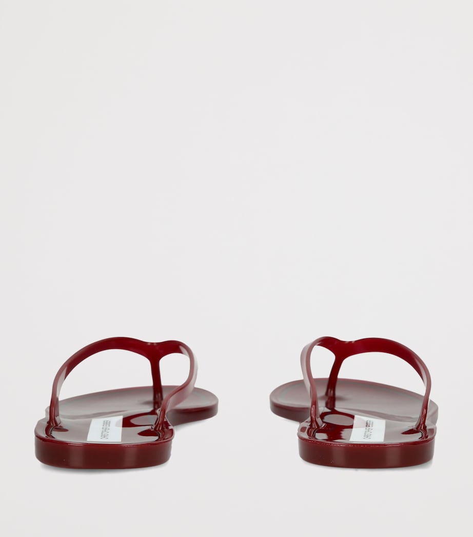 Christopher Esber Jo Flip Flops Wine Image 2