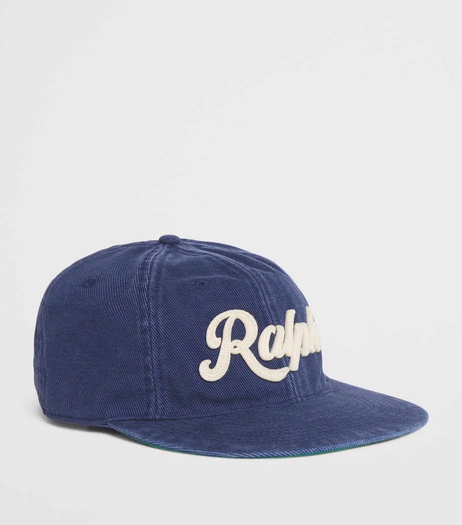 Polo Ralph Lauren Cotton Twill 'Ralph' Appliqué Cap Navy Image 2