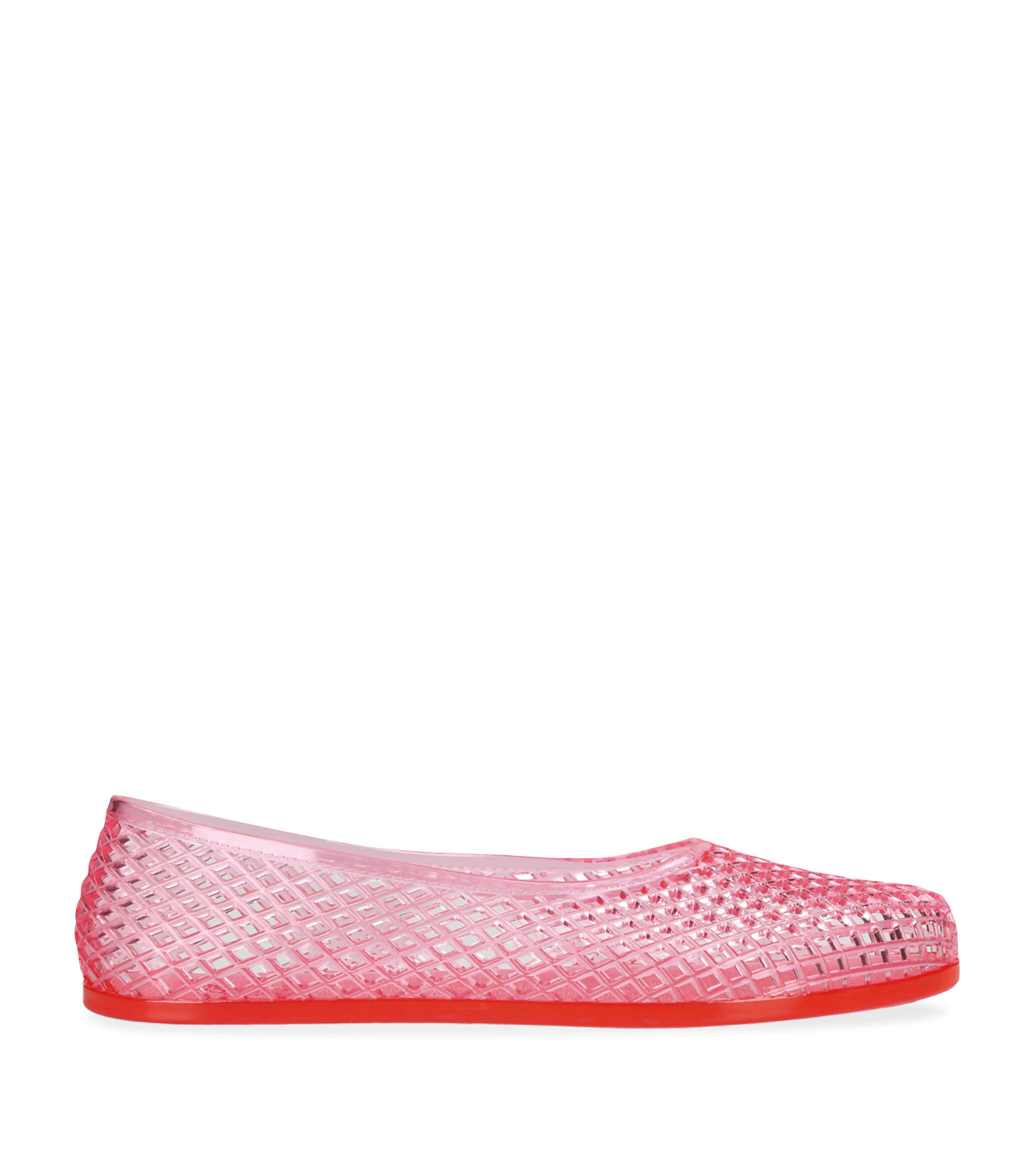 Ancient Greek Sandals Jelly Iro Ballet Flats In Pink