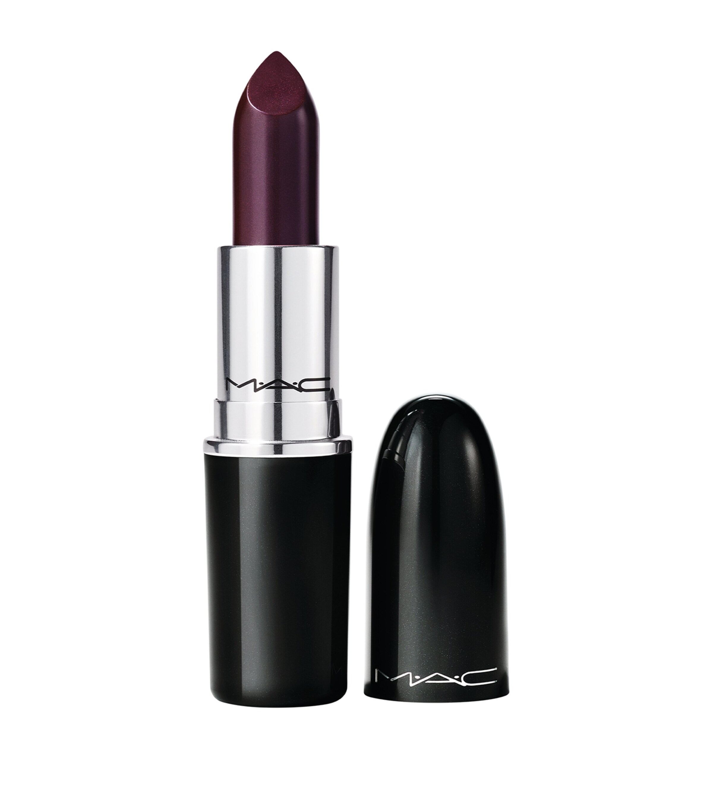 MAC Lustreglass Sheer-Shine Lipstick Succumb To Plum Image 2