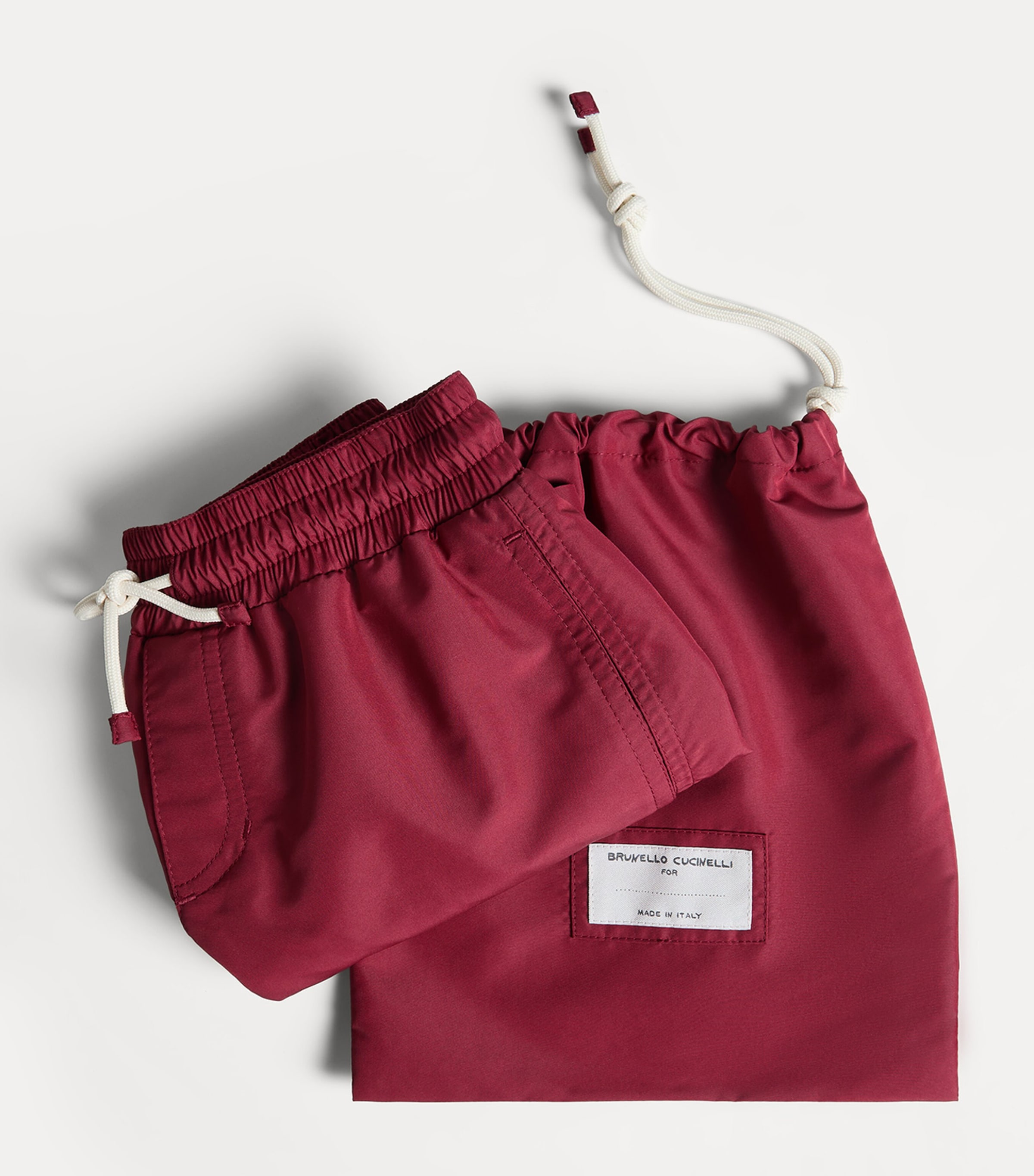 Brunello Cucinelli Kids Logo Print Swim Shorts Image 3