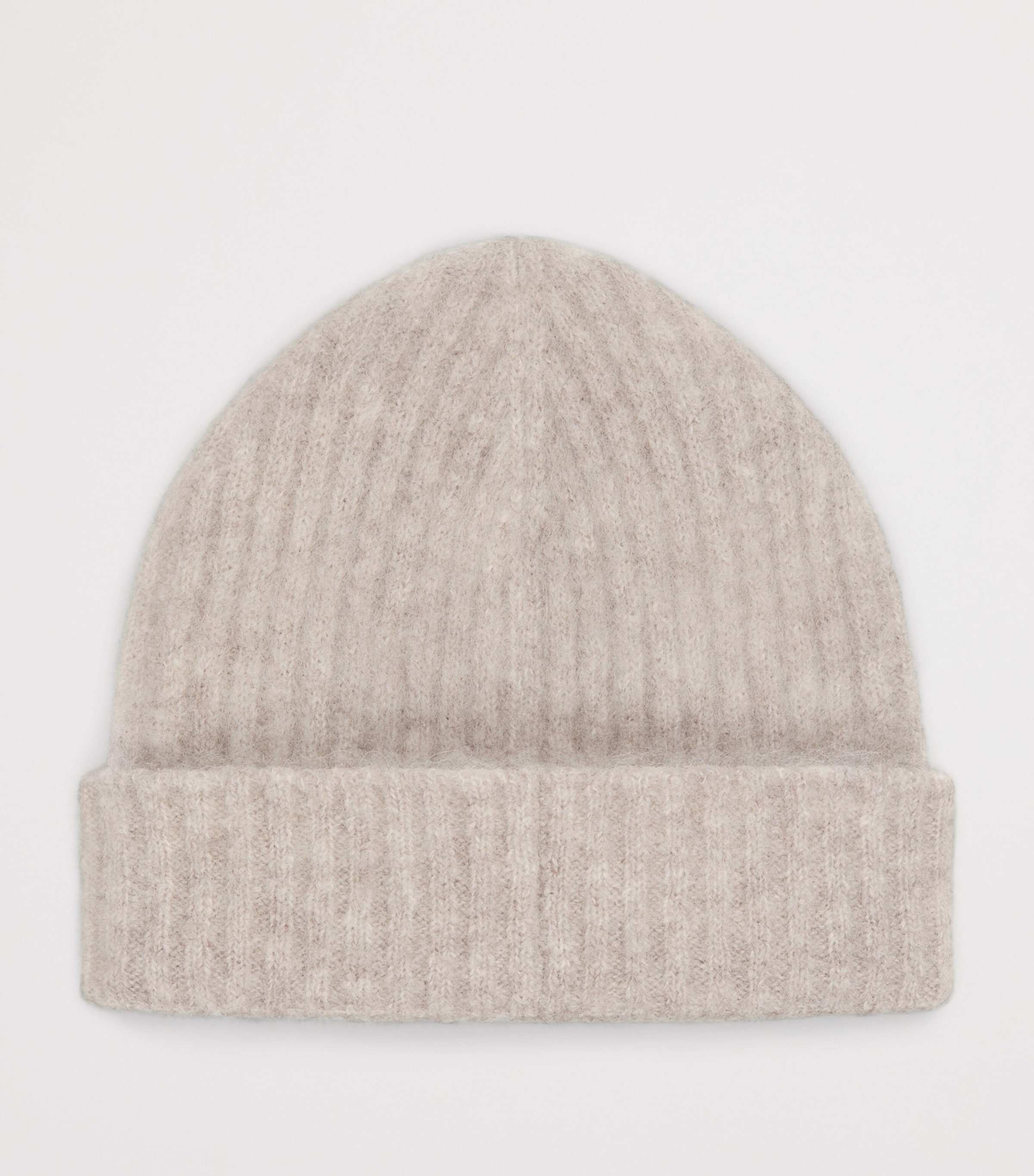 Alpaca-Blend Logo Beanie MARBLE GREY Image 2