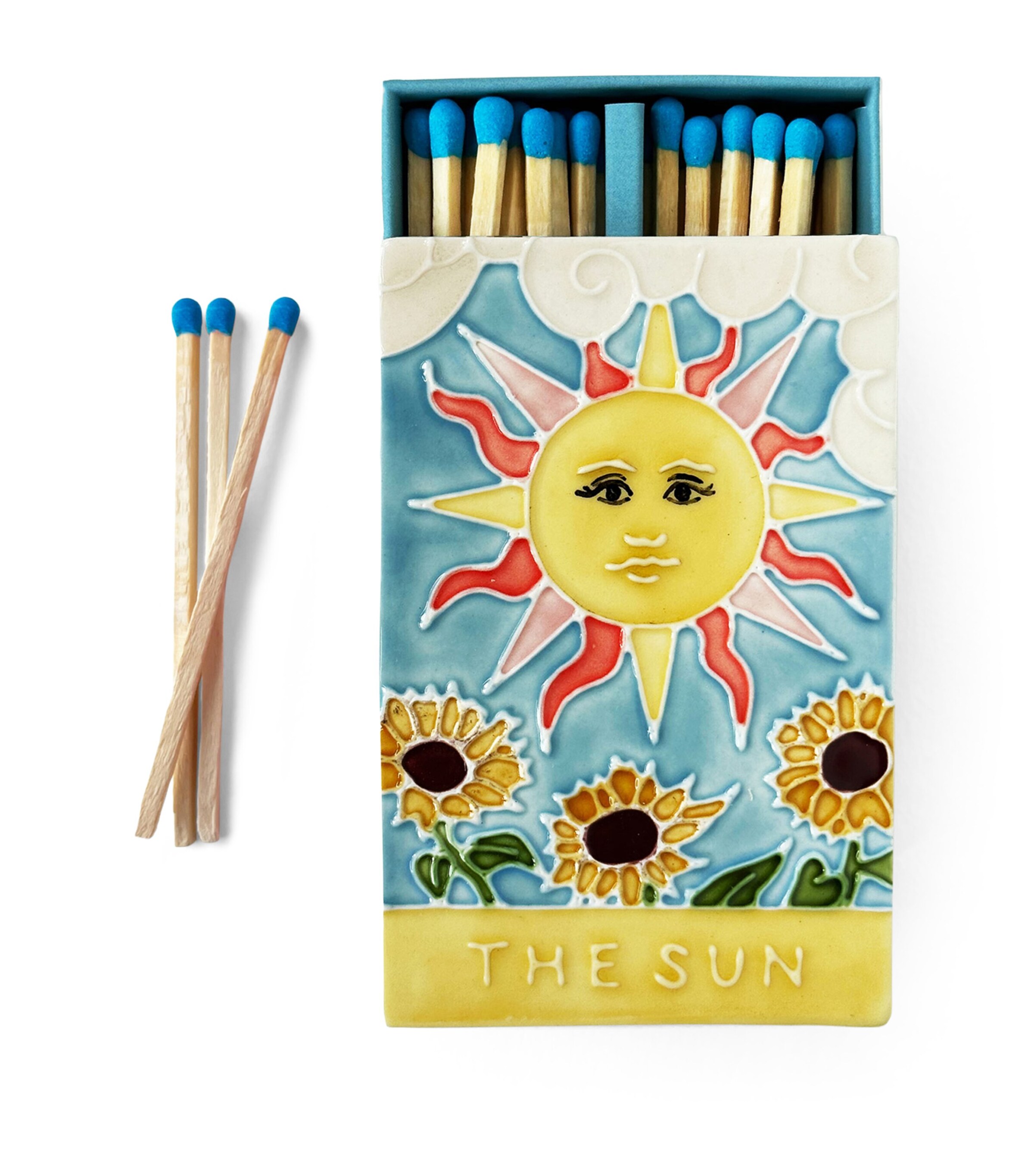 Jo Laing Ceramic The Sun II Matchbox Image 1