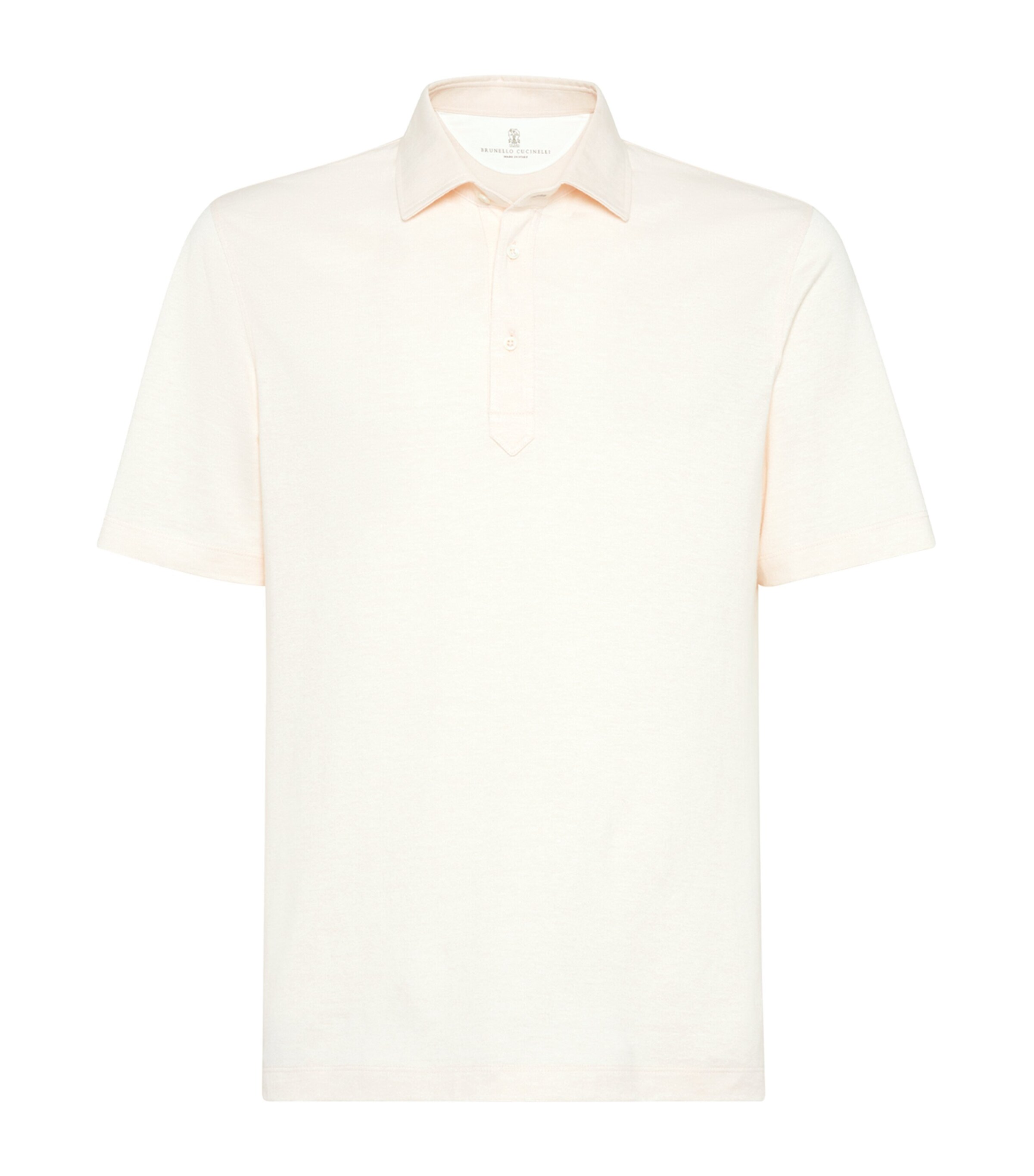 Brunello Cucinelli Monochrome Polo Shirt In Orange