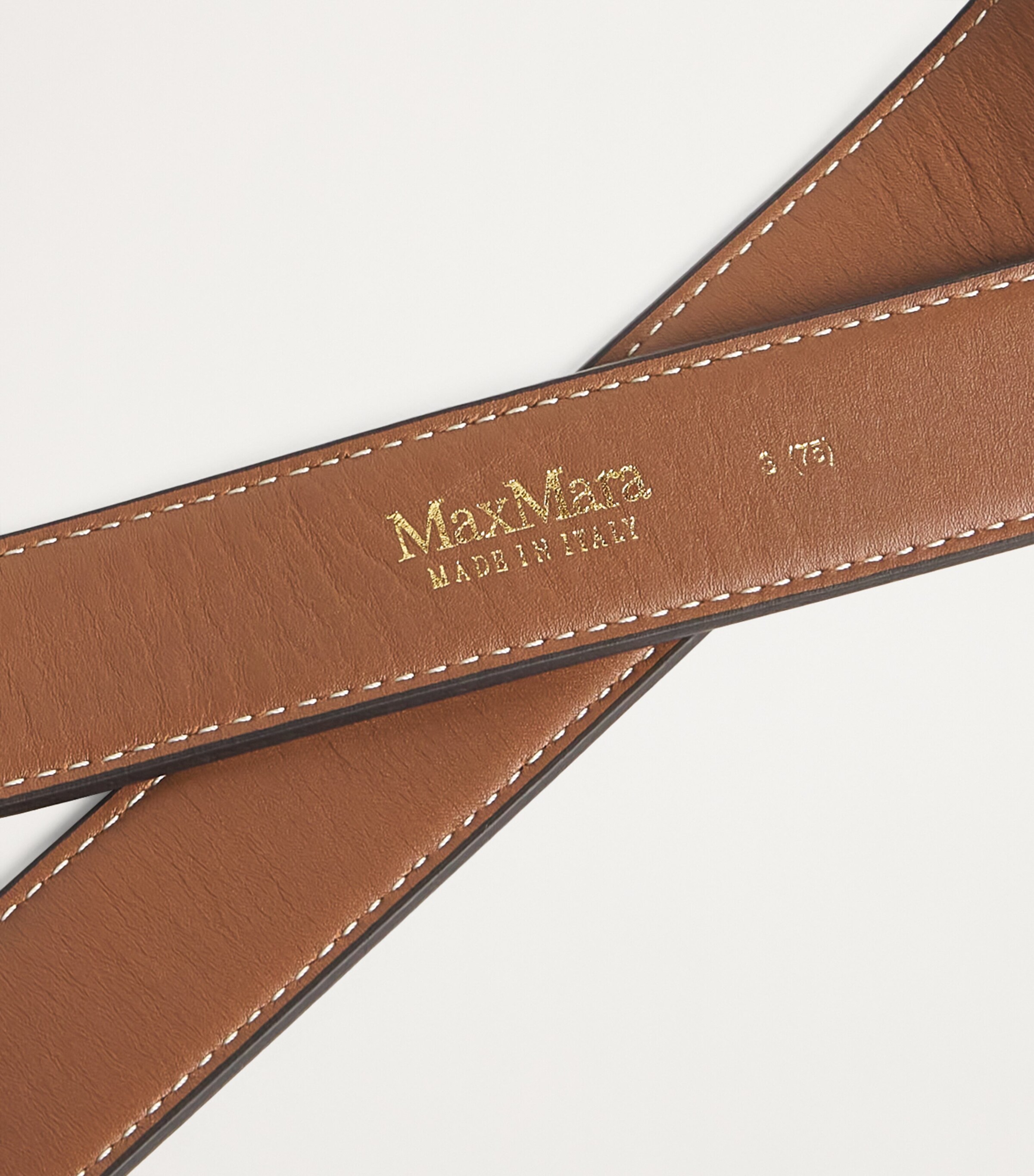 Calfskin Belt TOBACCO Image 6