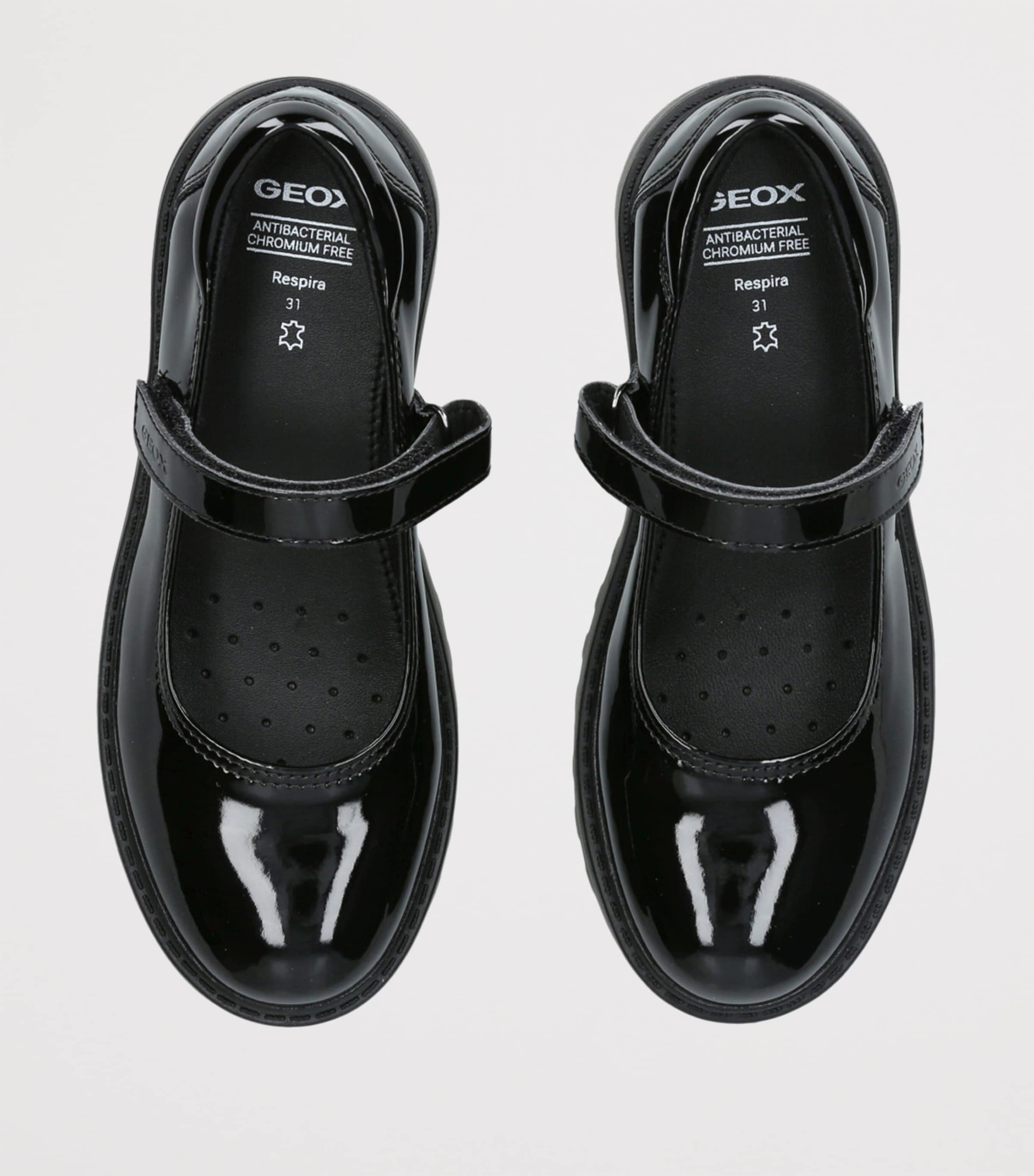 Faux Leather Casey Mary Janes BLACK Image 4