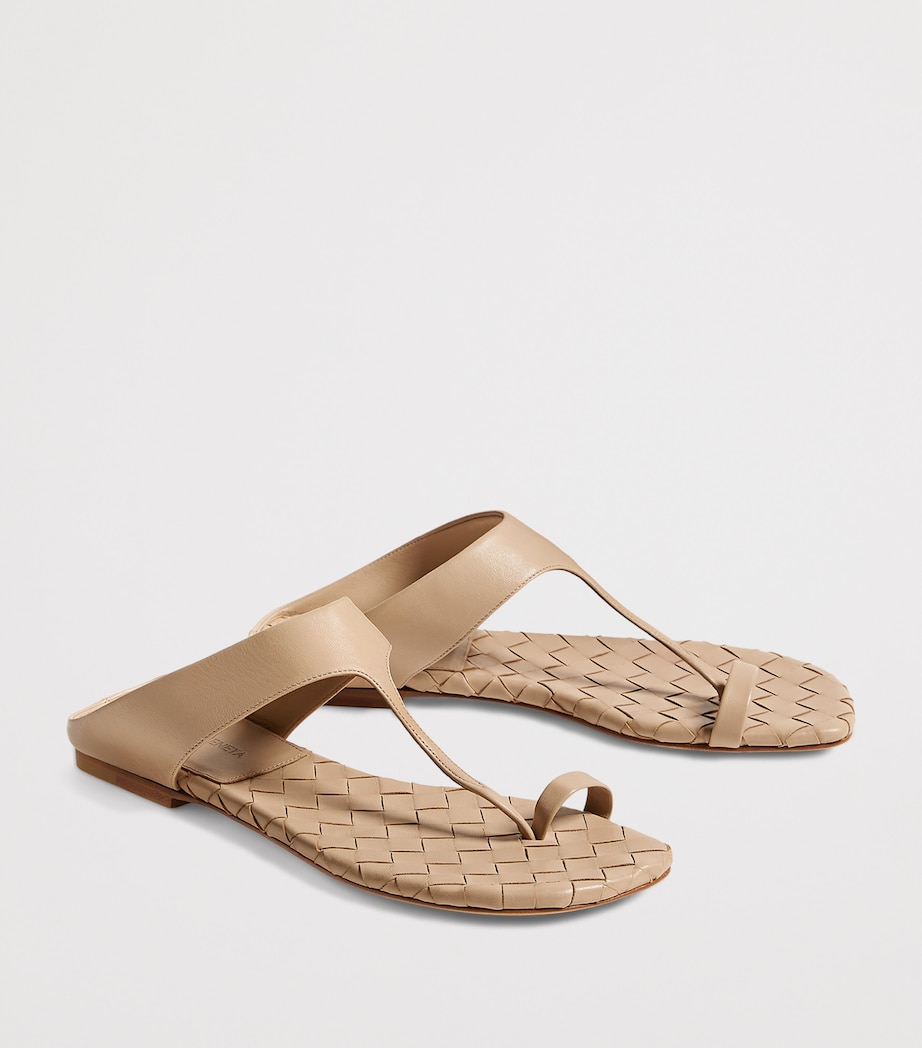 Bottega Veneta Lambskin Livia Thong Sandals Image 3