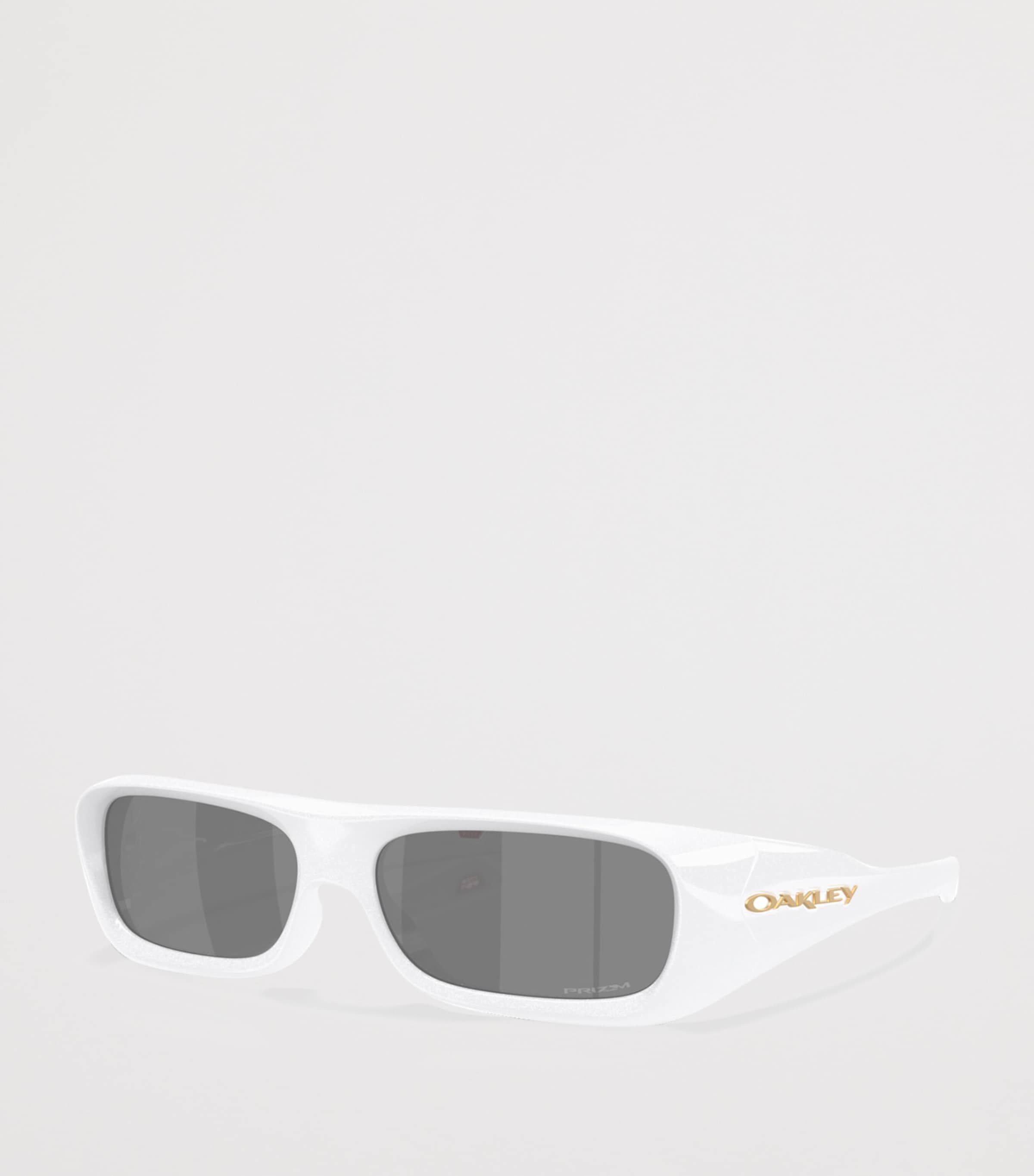 Oakley Permian Rectangle Sunglasses White Image 2