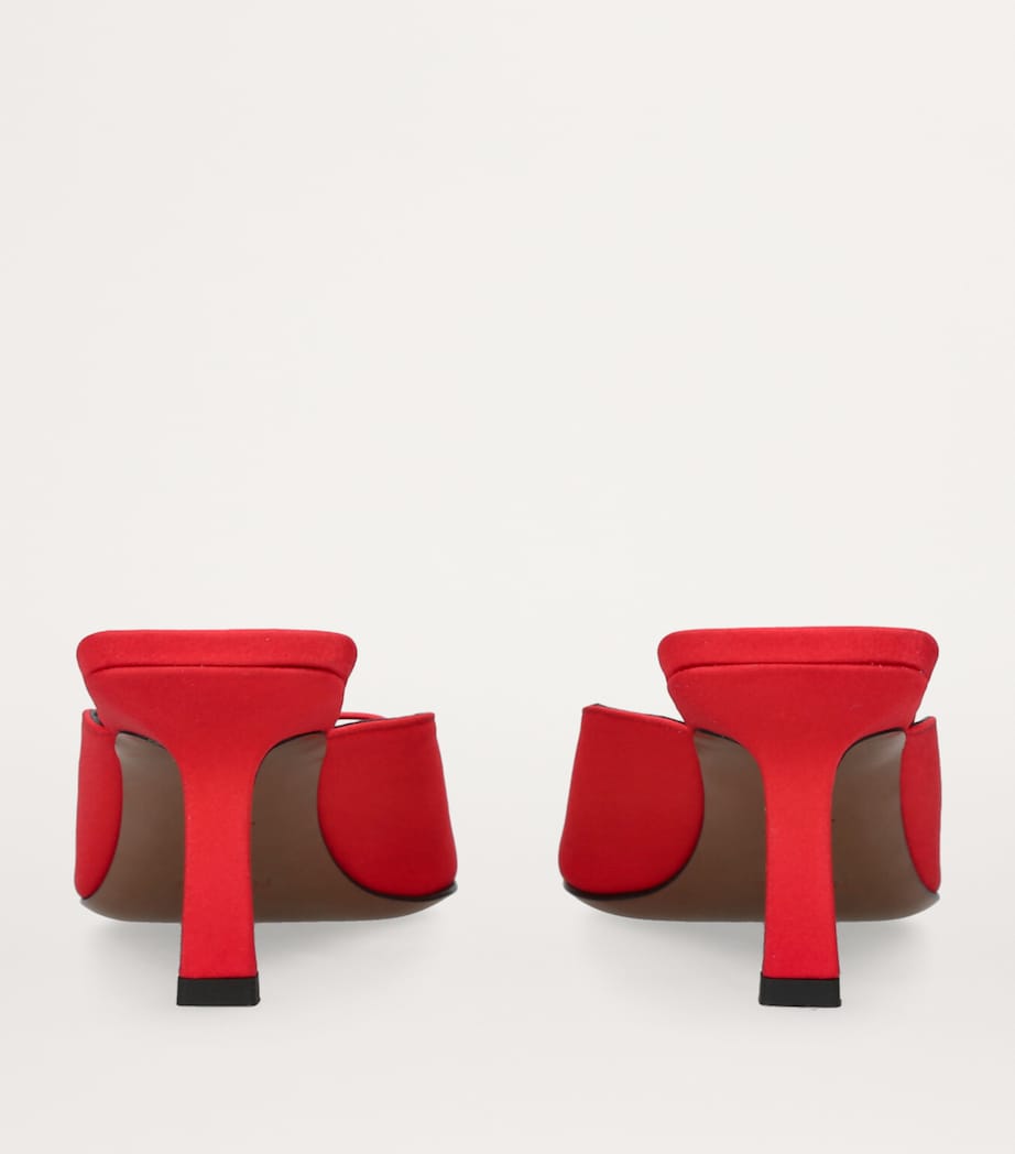 Matar Heeled Mules 65 RED Image 3