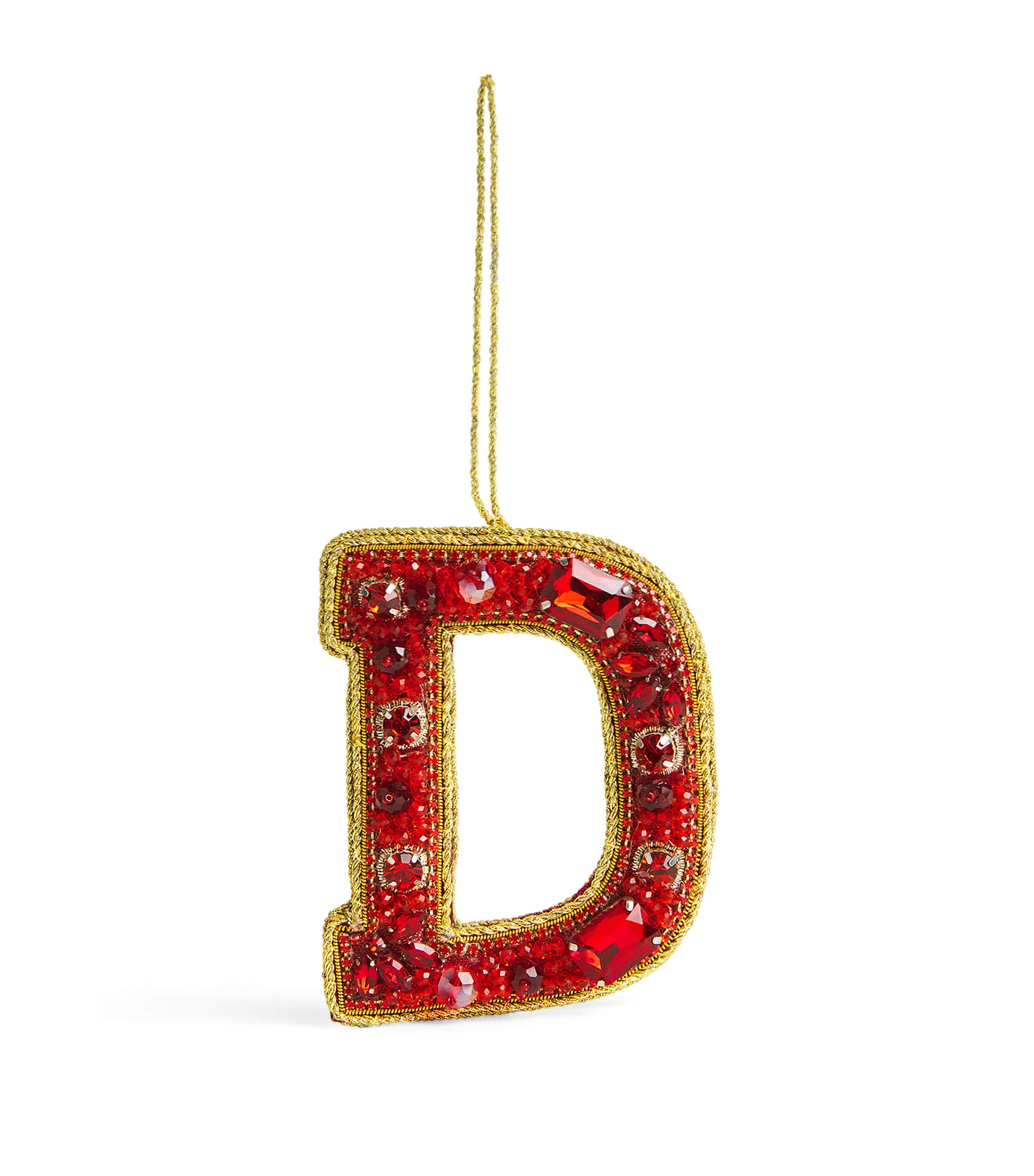 Tinker Tailor Embellished D Tree Decoration In Red