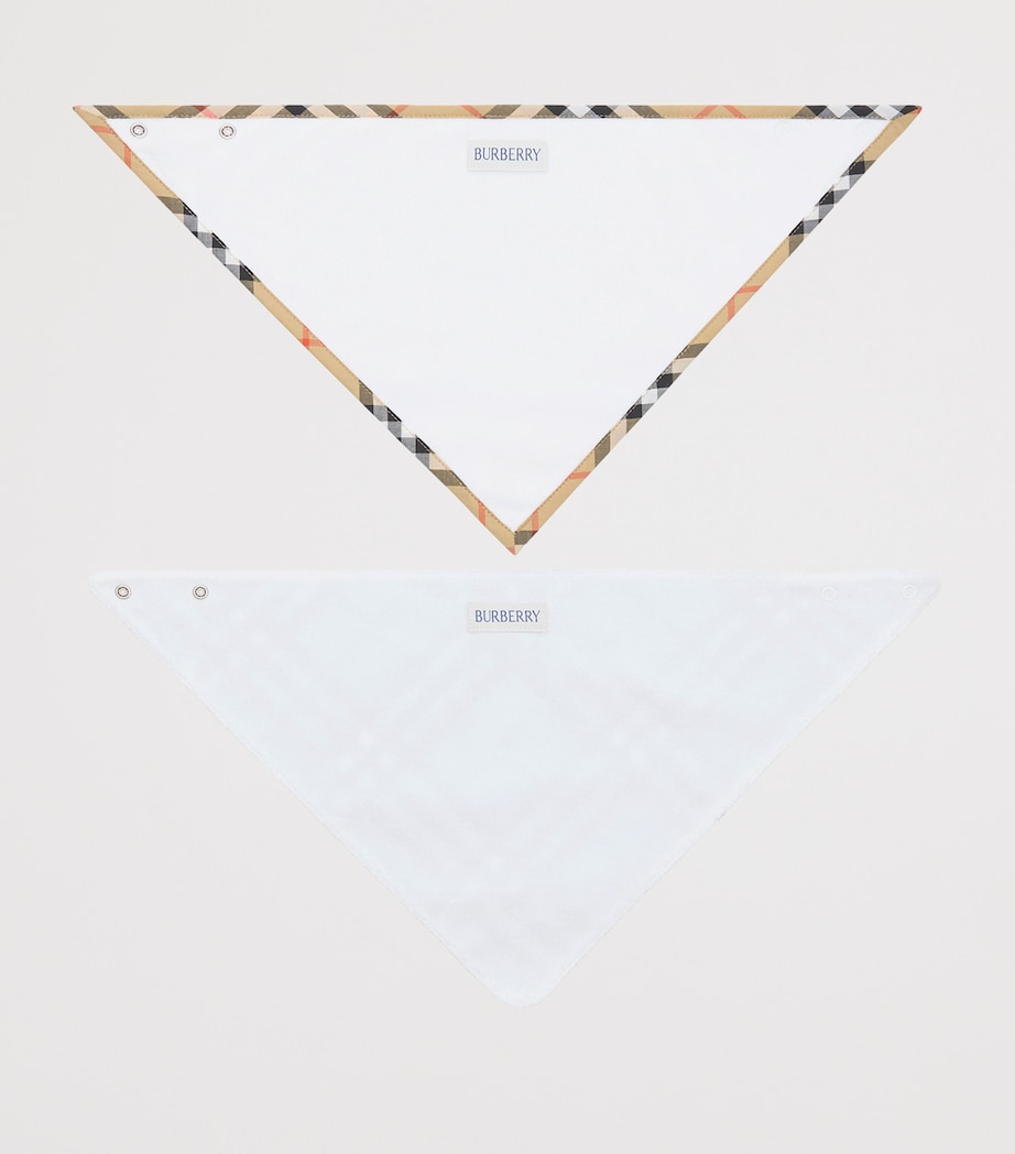 Cotton Check 2-Piece Bib Set ICE BLUE IP CHECK Image 2