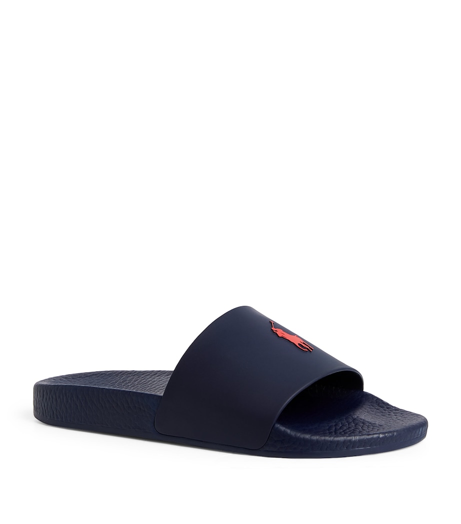 Polo Pony Slides NAVY/RED PP Image 7